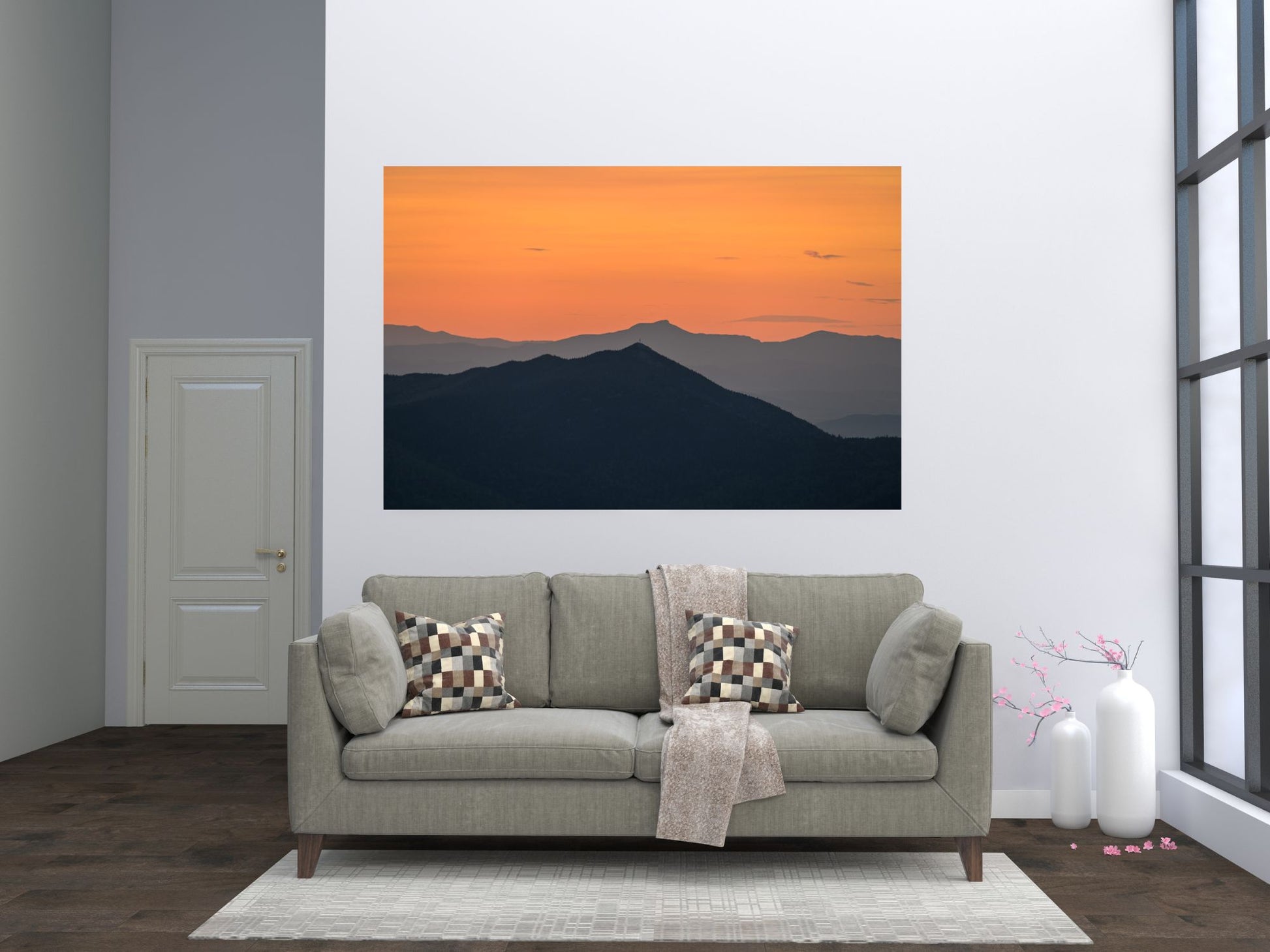 Morning Glow Over Hurricane and Camel's Hump