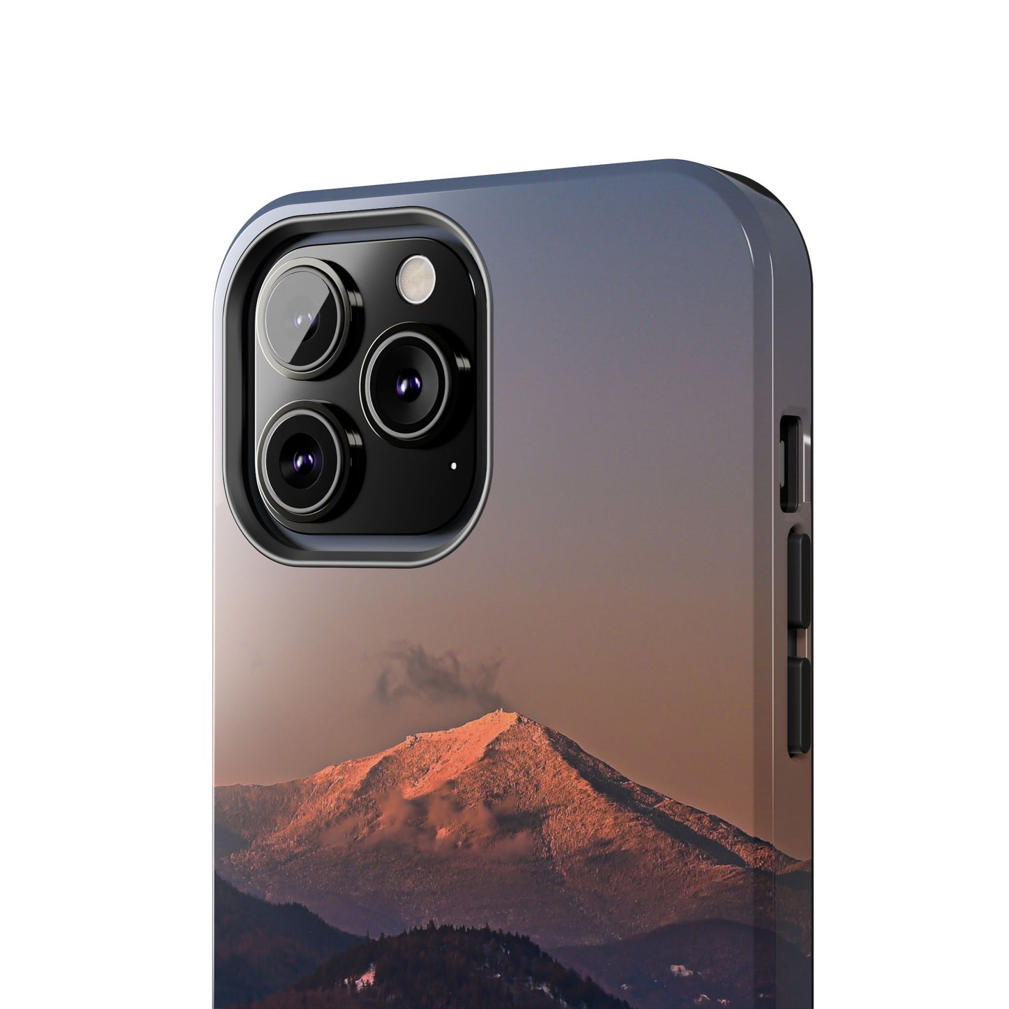 Impact Resistant Phone Case - Sundown in a Mountain Town