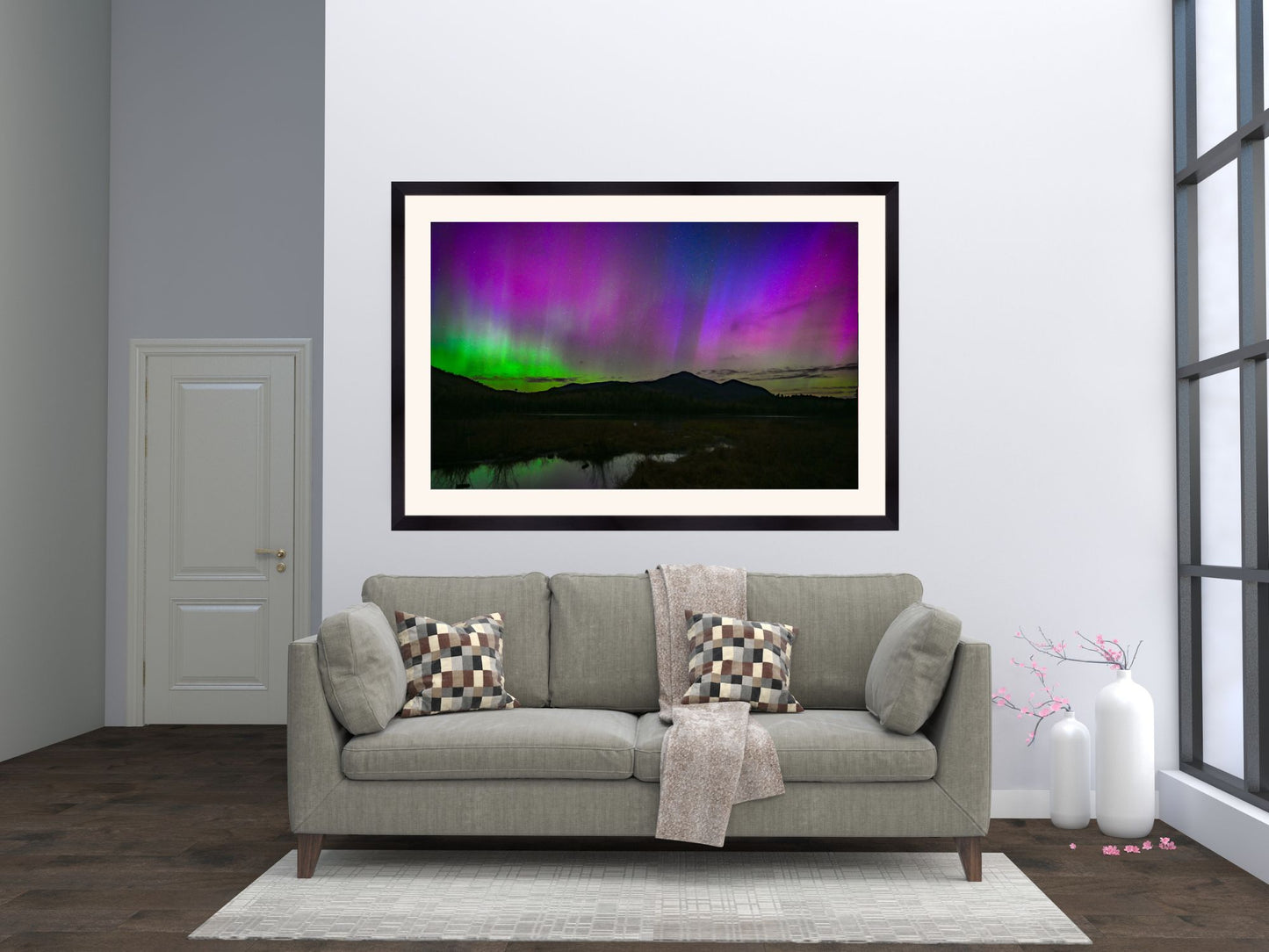 Northern Lights in the Adirondack Mountains