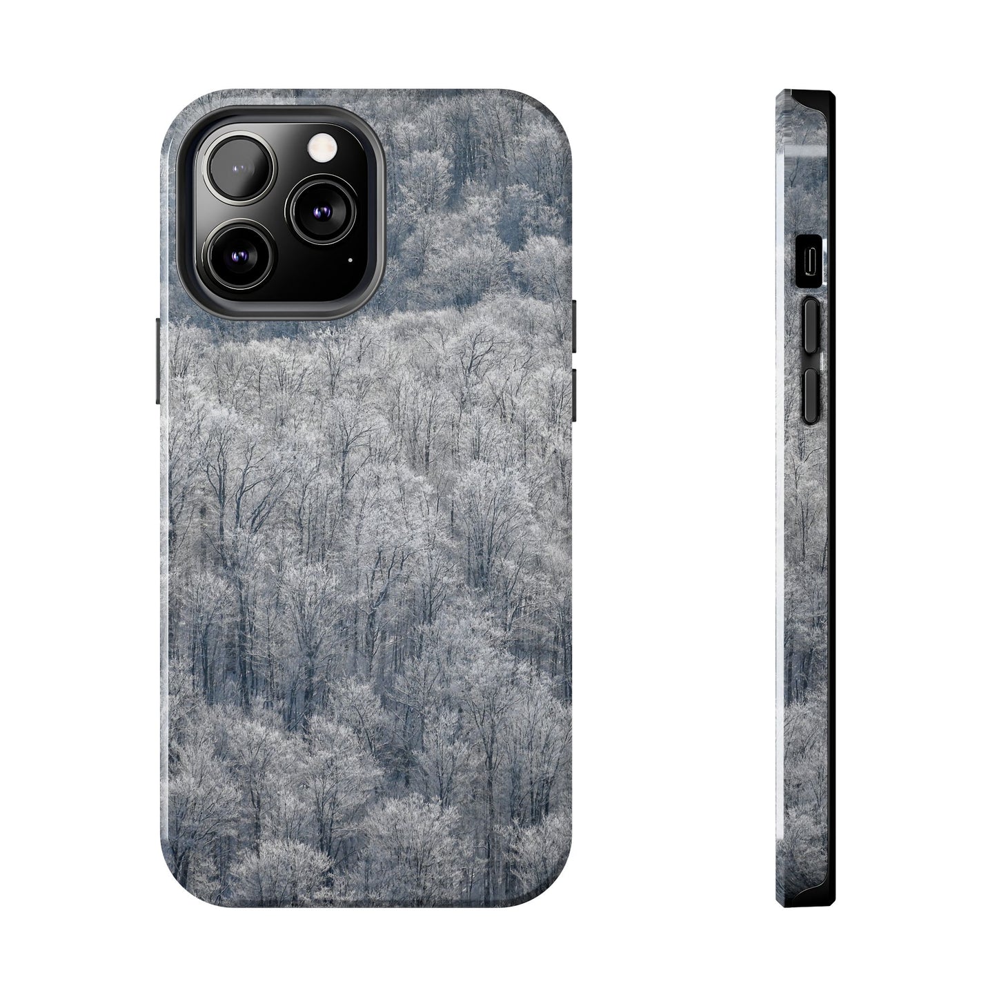 Impact Resistant Phone Case - Frozen trees