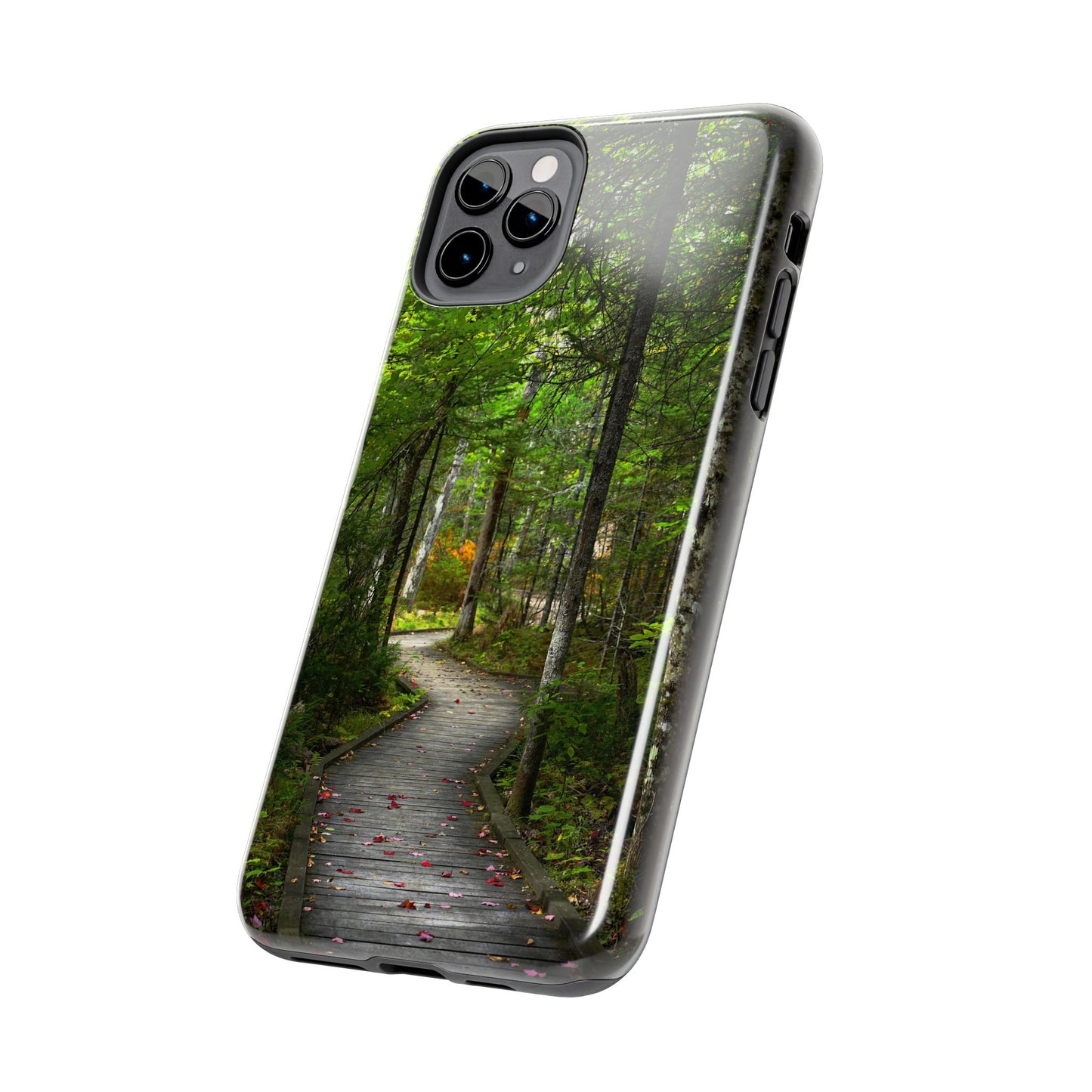 Impact Resistant Phone Case - Woodland Boardwalk