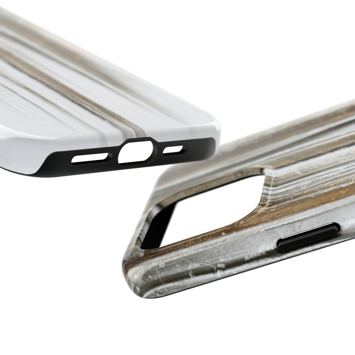 Impact Resistant Phone Case - Abstract Winter Forest
