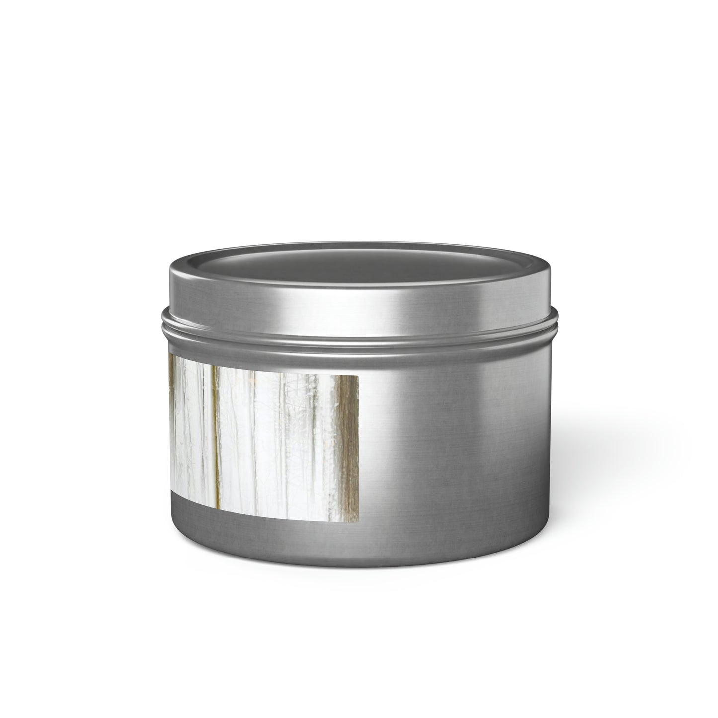 Abstract Winter Woods - Tin Candle