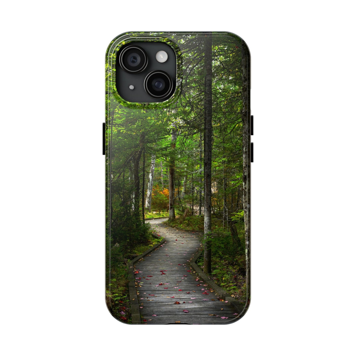 Impact Resistant Phone Case - Woodland Boardwalk
