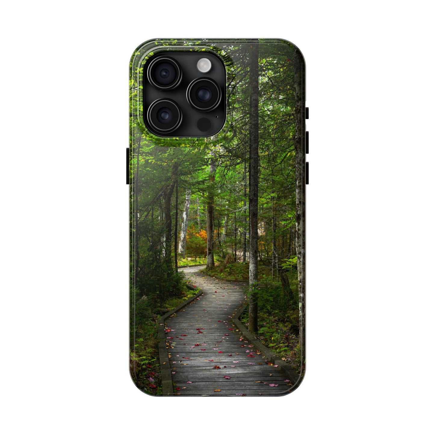 Impact Resistant Phone Case - Woodland Boardwalk