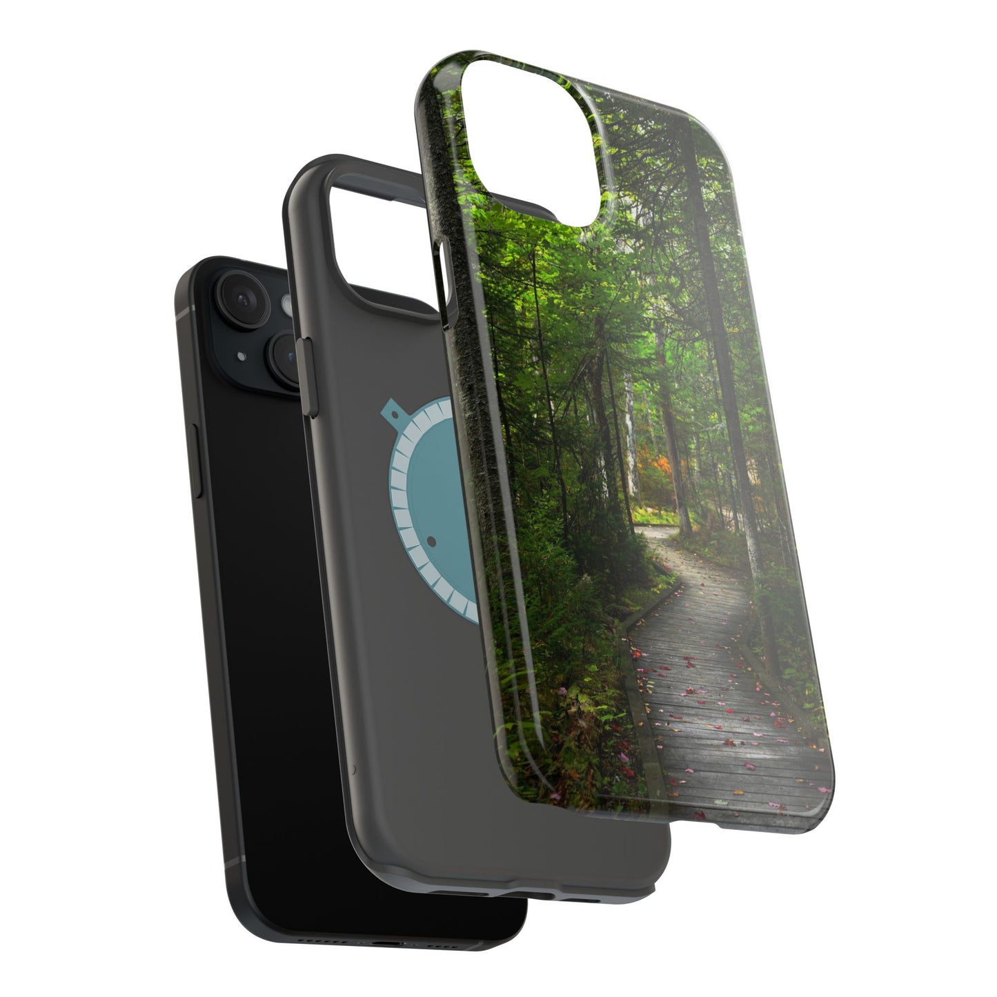 MagSafe Impact Resistant Phone Case - Woodland Boardwalk