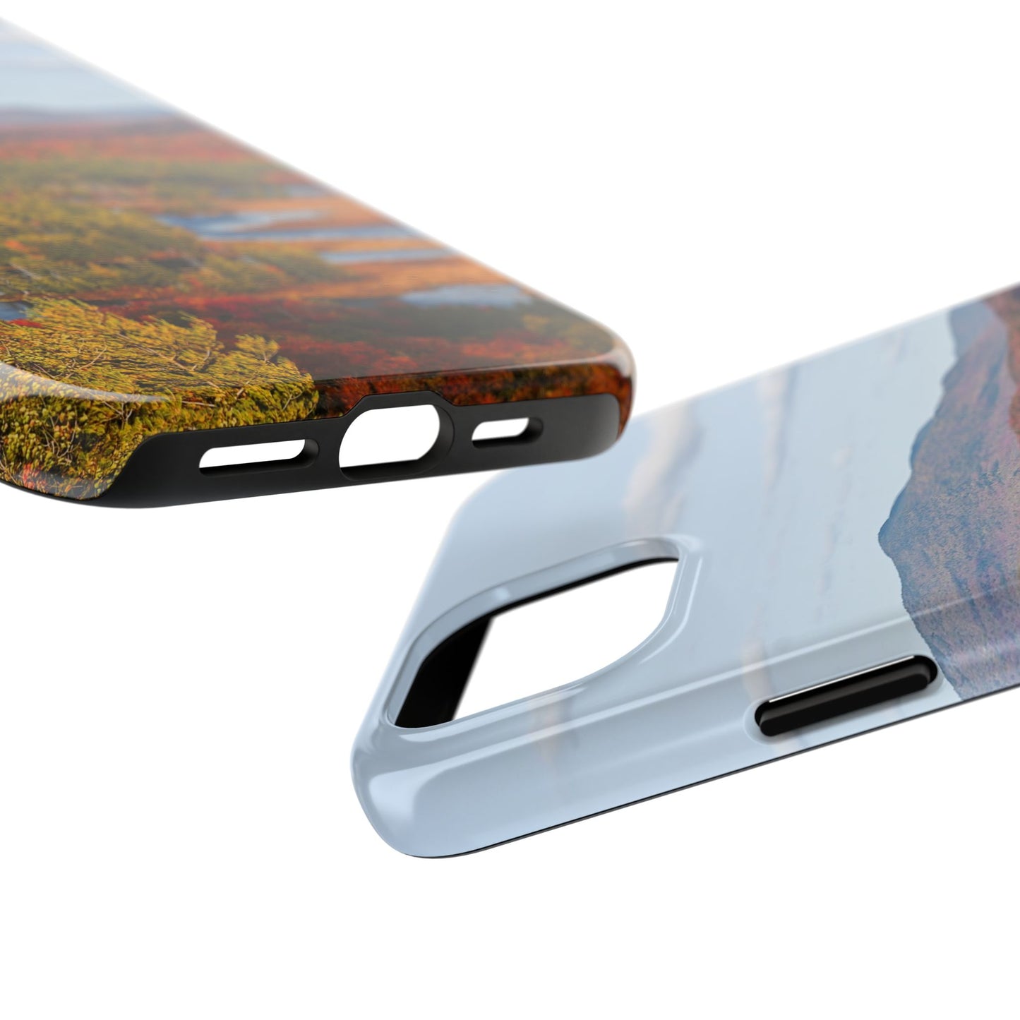 Impact Resistant Phone Case - Autumn Mountains & River