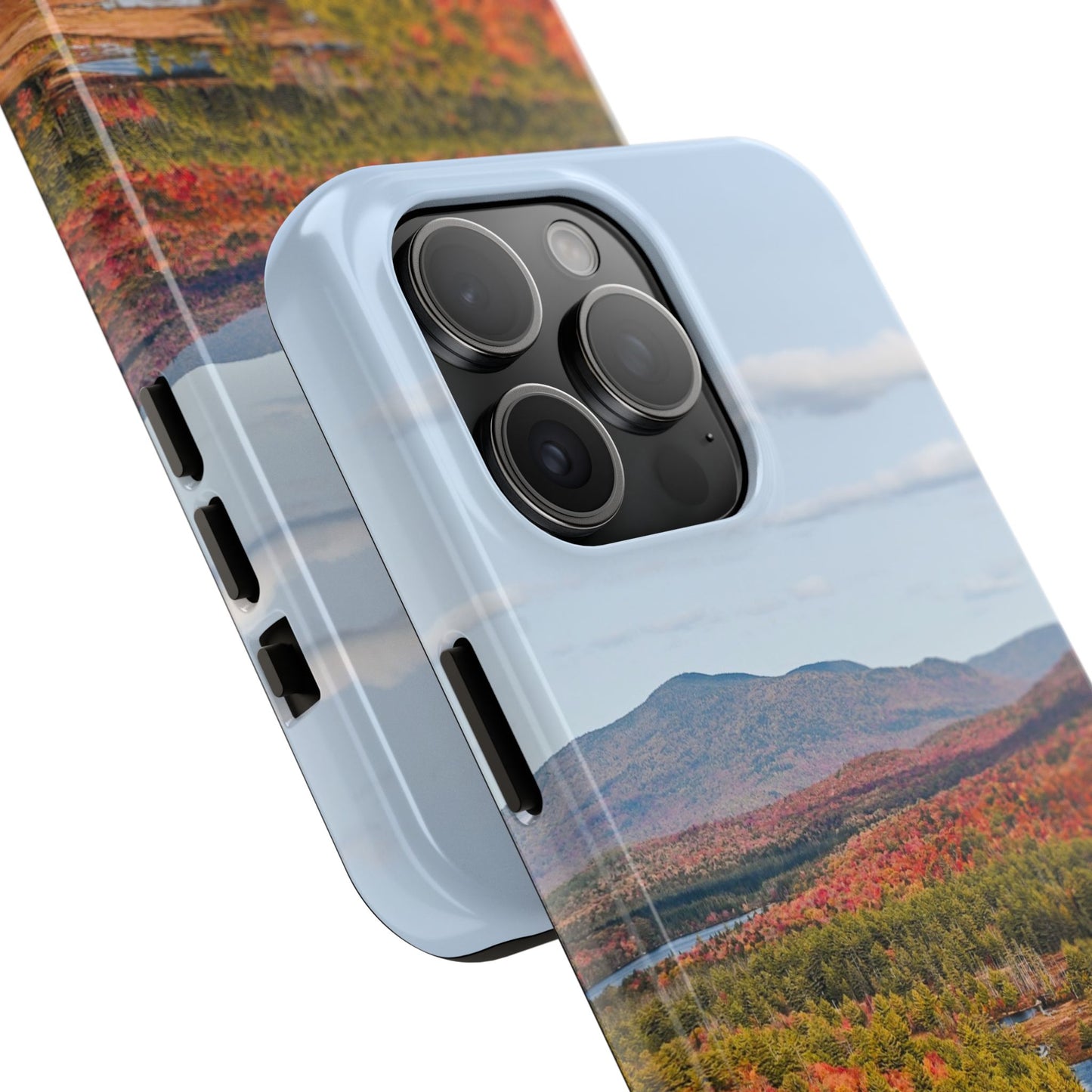 Impact Resistant Phone Case - Autumn Mountains & River