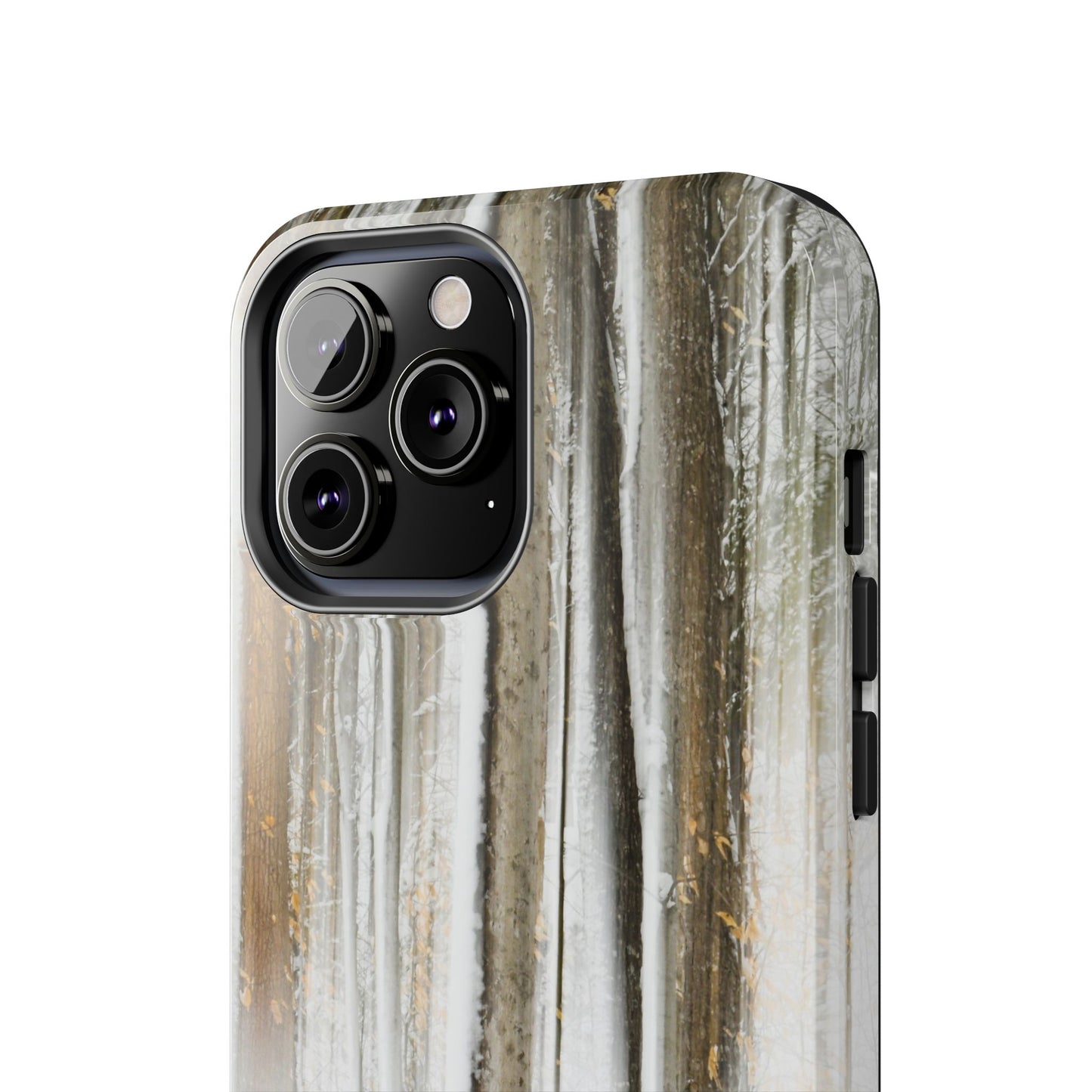 Impact Resistant Phone Case - Abstract Winter Forest