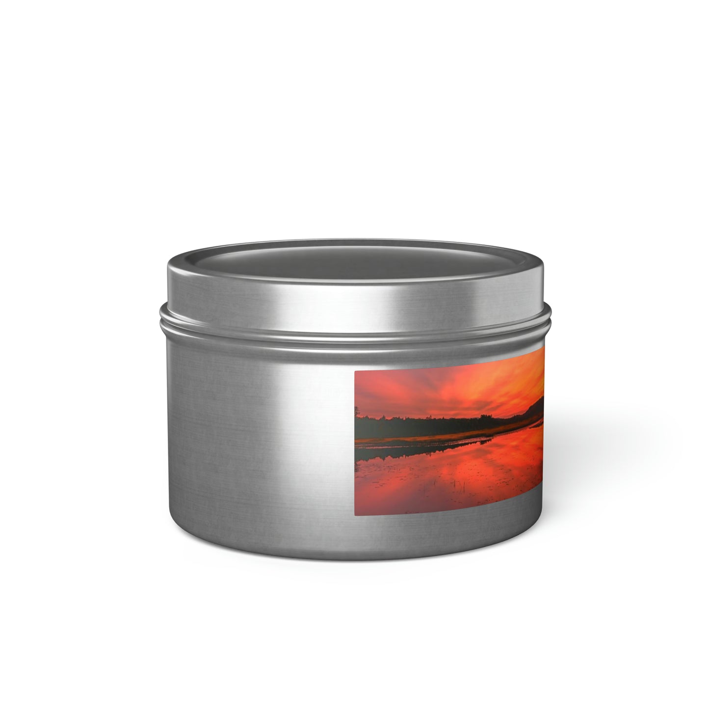 Barnum Pond Sunset Glow - Tin Candle