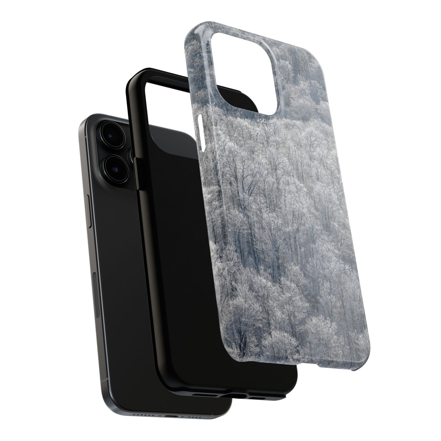 Impact Resistant Phone Case - Frozen trees