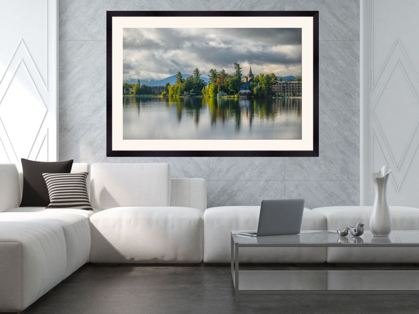 mirror lake, lake placid NY