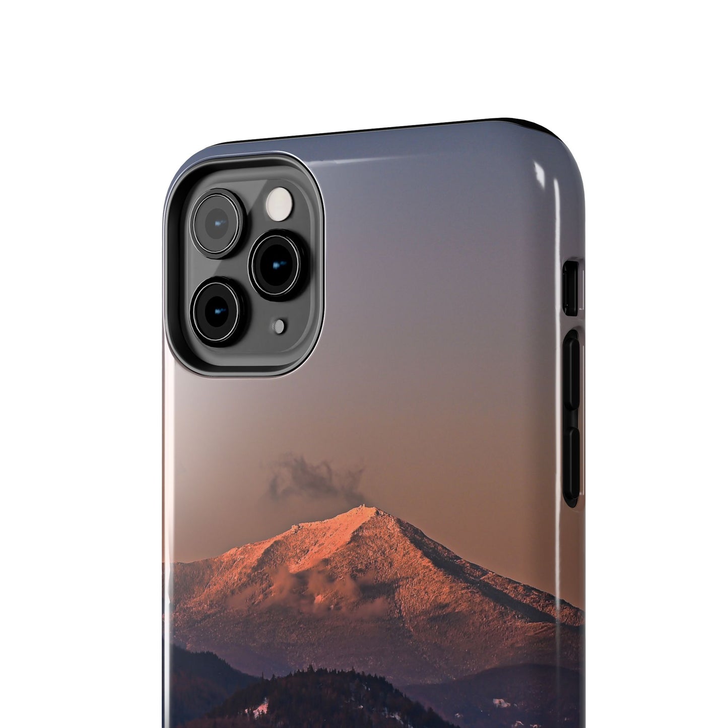 Impact Resistant Phone Case - Sundown in a Mountain Town