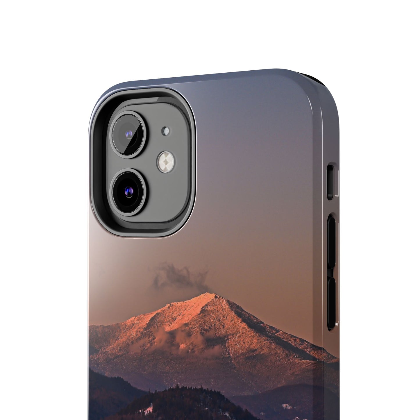 Impact Resistant Phone Case - Sundown in a Mountain Town