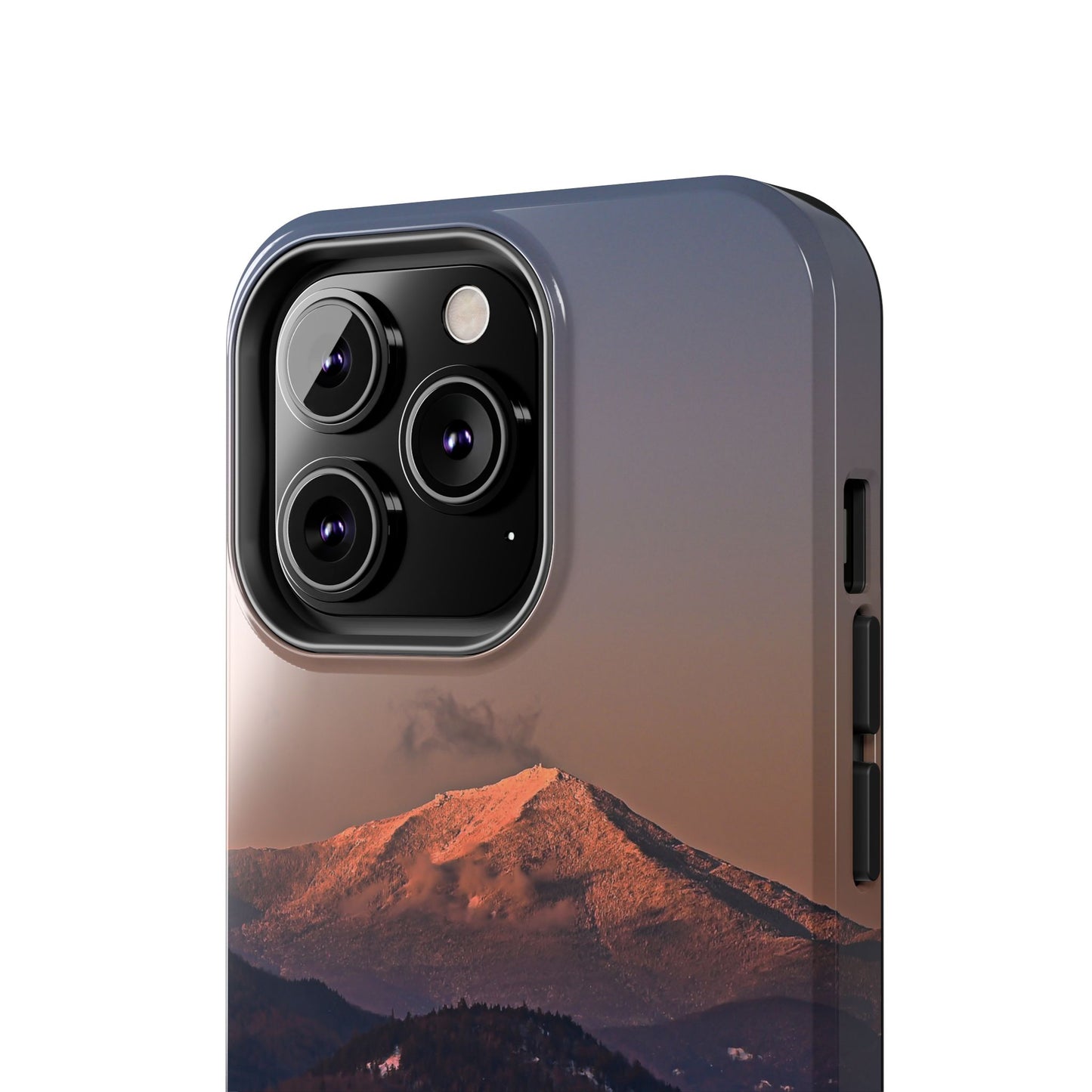 Impact Resistant Phone Case - Sundown in a Mountain Town