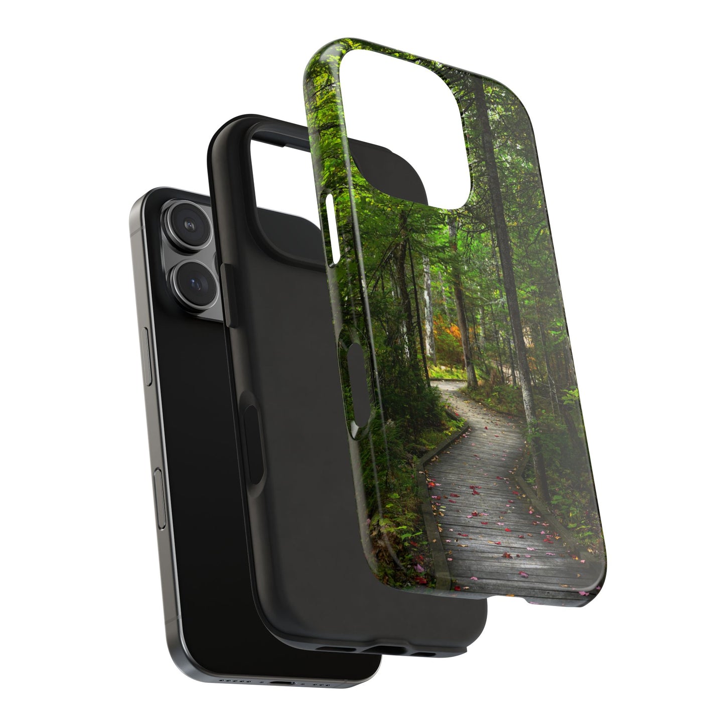 Impact Resistant Phone Case - Woodland Boardwalk