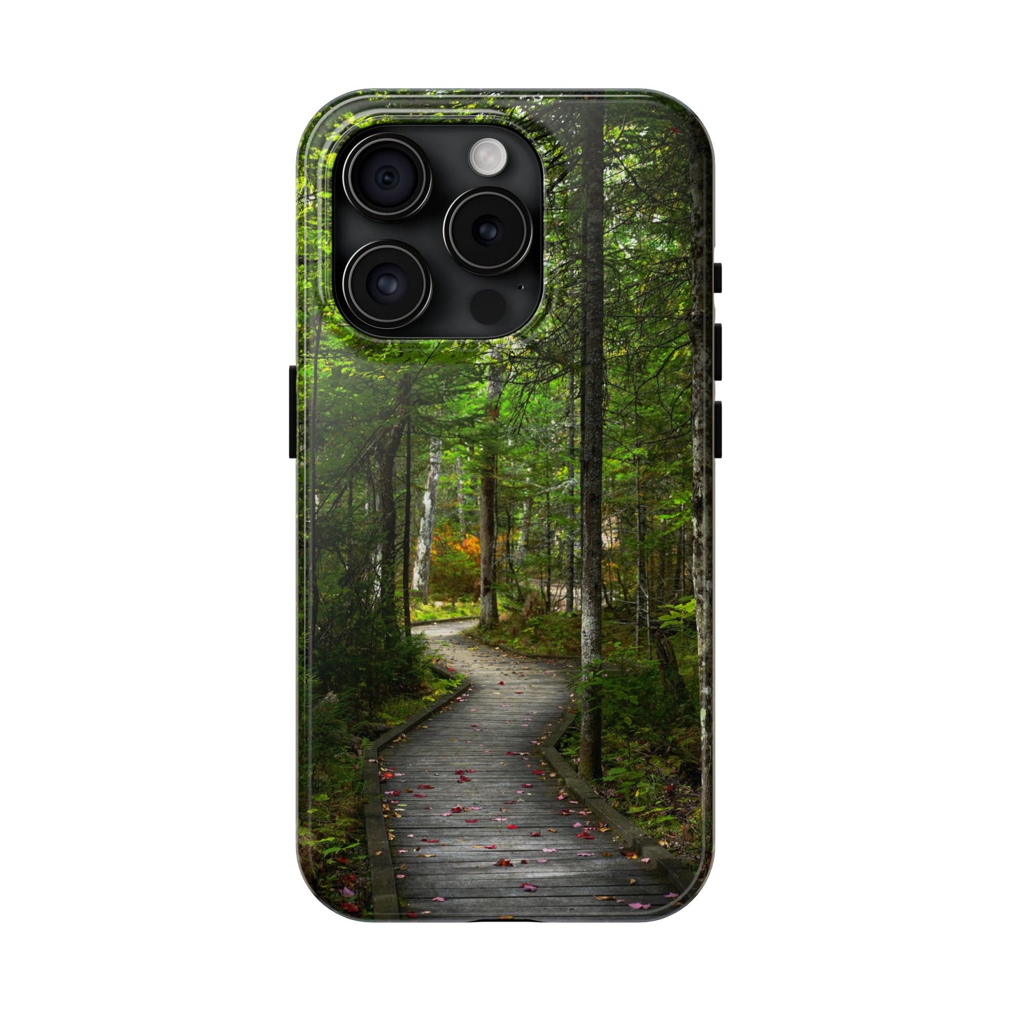 Impact Resistant Phone Case - Woodland Boardwalk