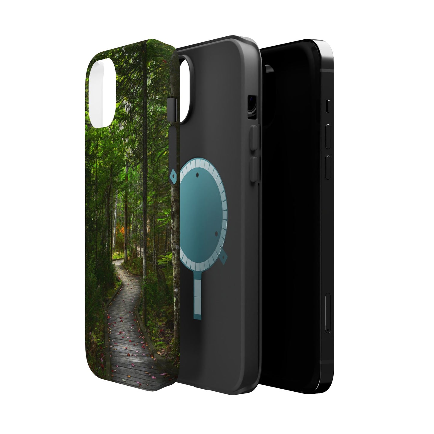 MagSafe Impact Resistant Phone Case - Woodland Boardwalk