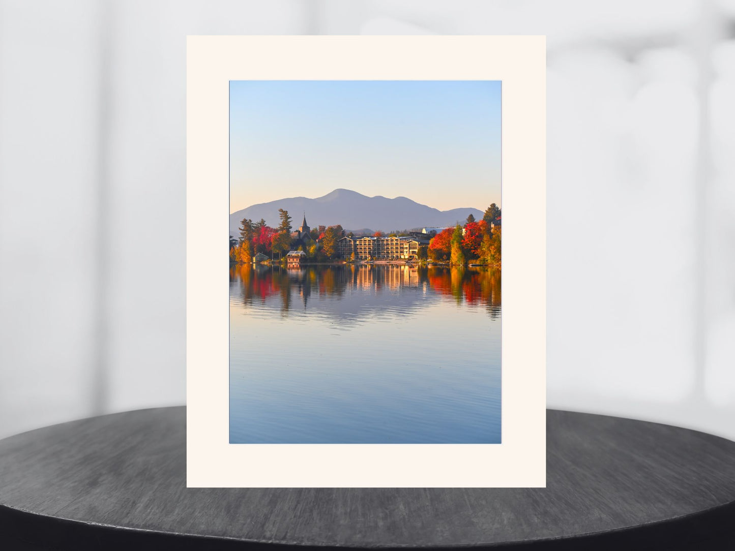 Reflections of Autumn's Beauty - Mirror Lake wall art