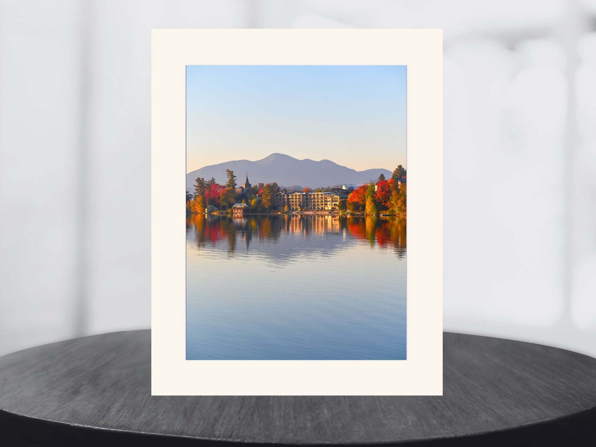 Reflections of Autumn's Beauty - Mirror Lake wall art