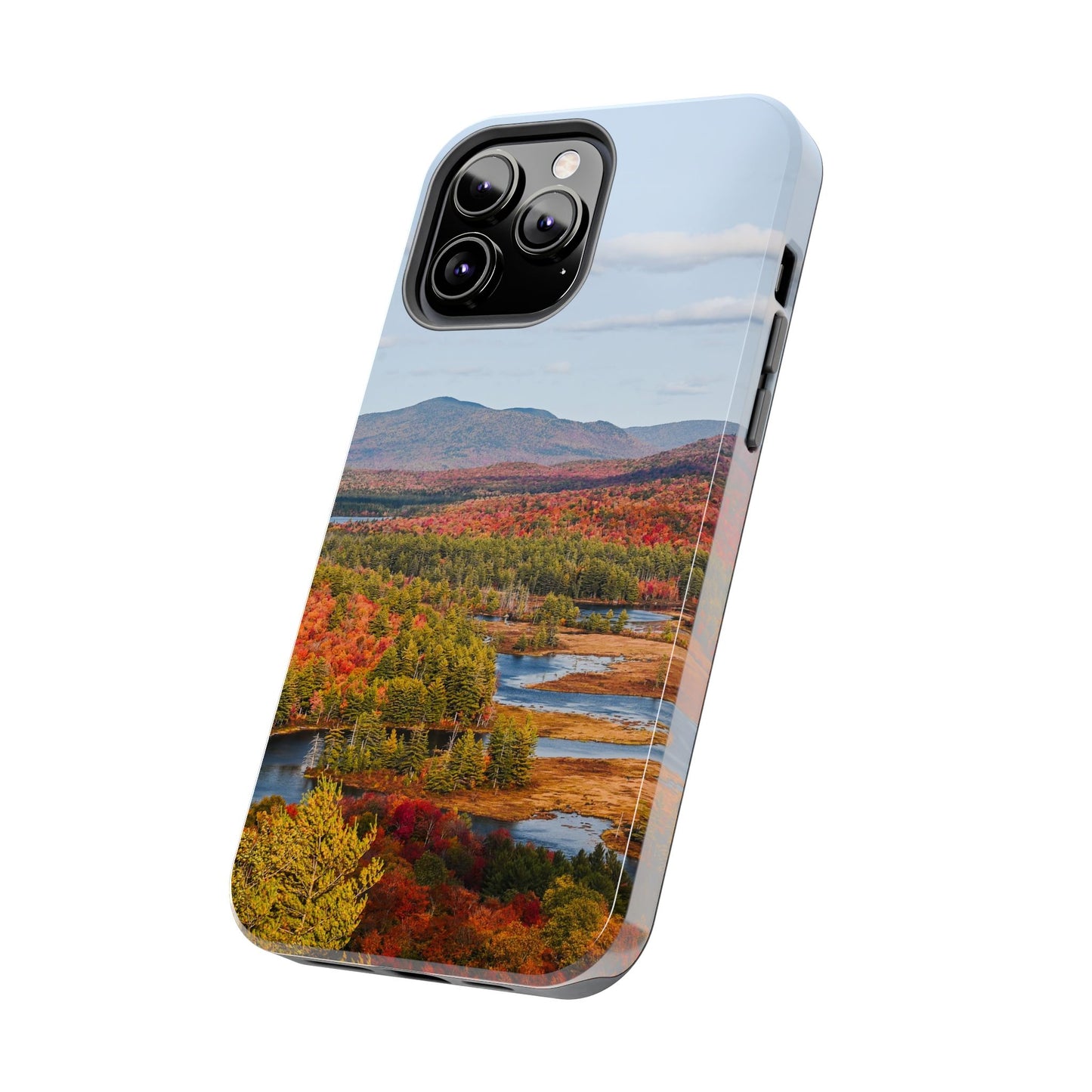 Impact Resistant Phone Case - Autumn Mountains & River