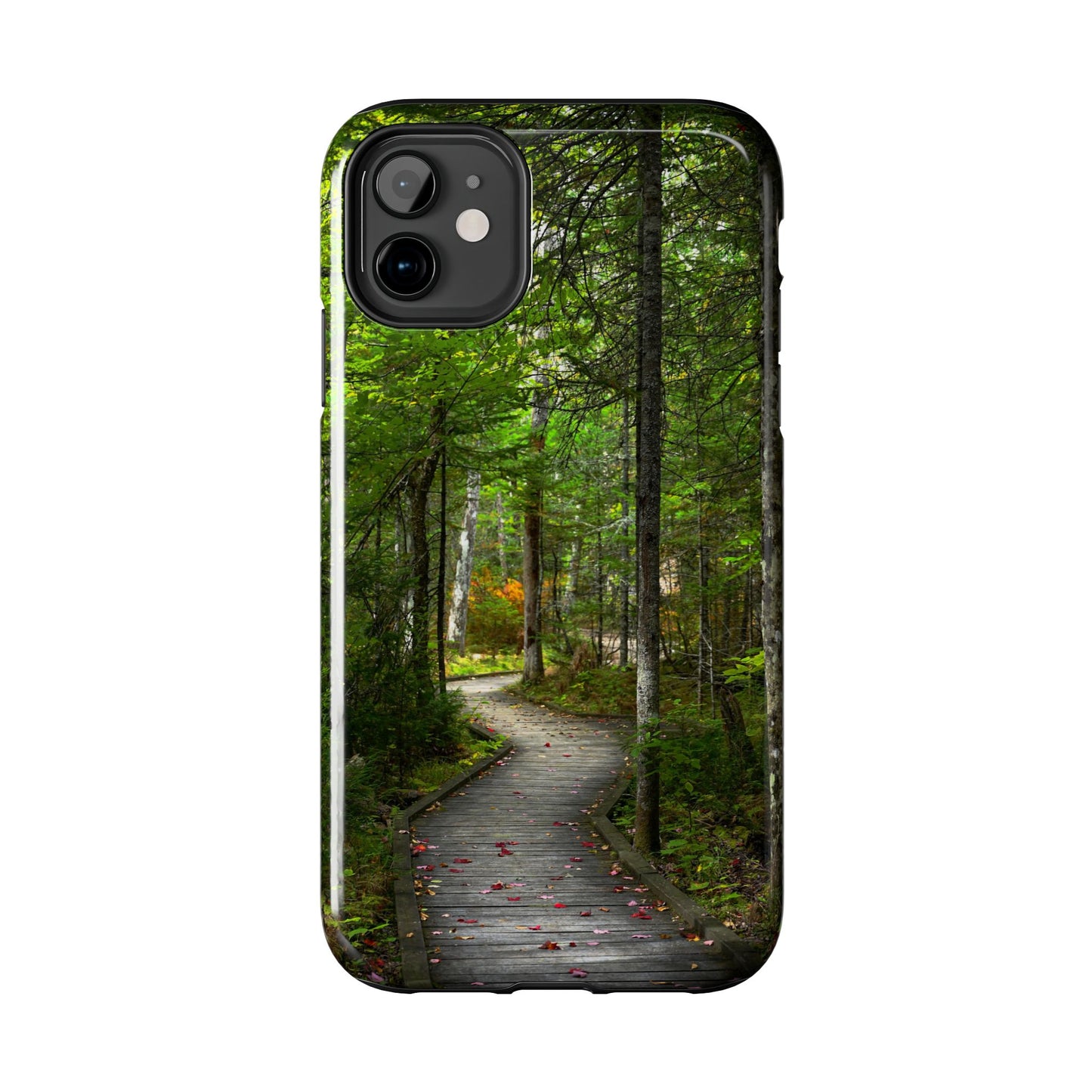 Impact Resistant Phone Case - Woodland Boardwalk
