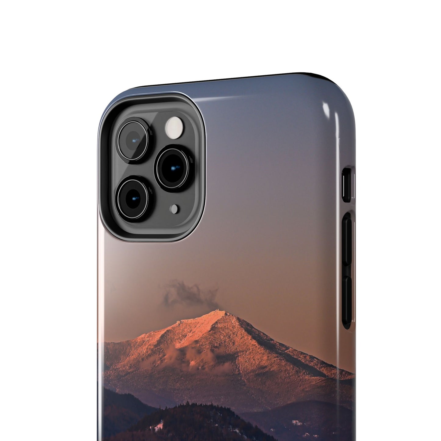 Impact Resistant Phone Case - Sundown in a Mountain Town