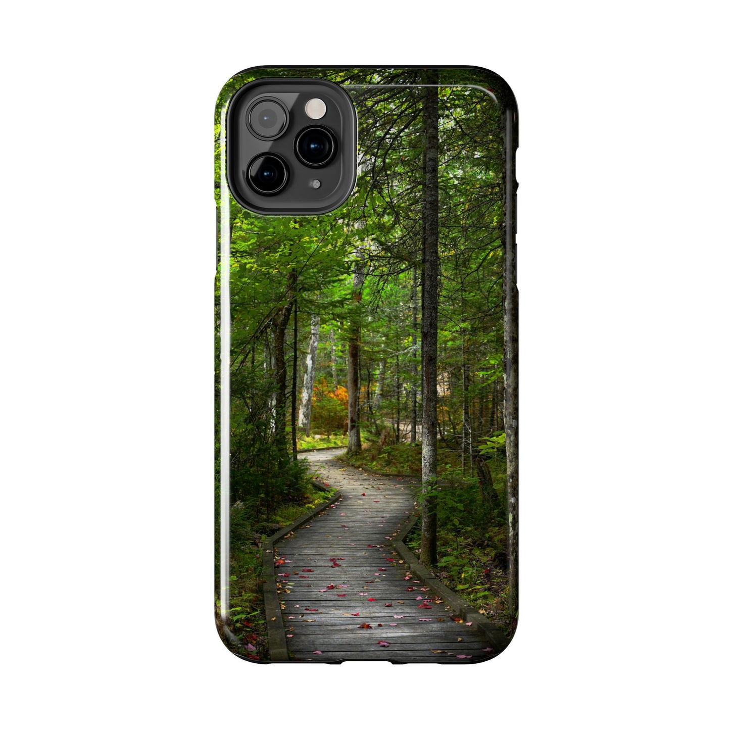 Impact Resistant Phone Case - Woodland Boardwalk