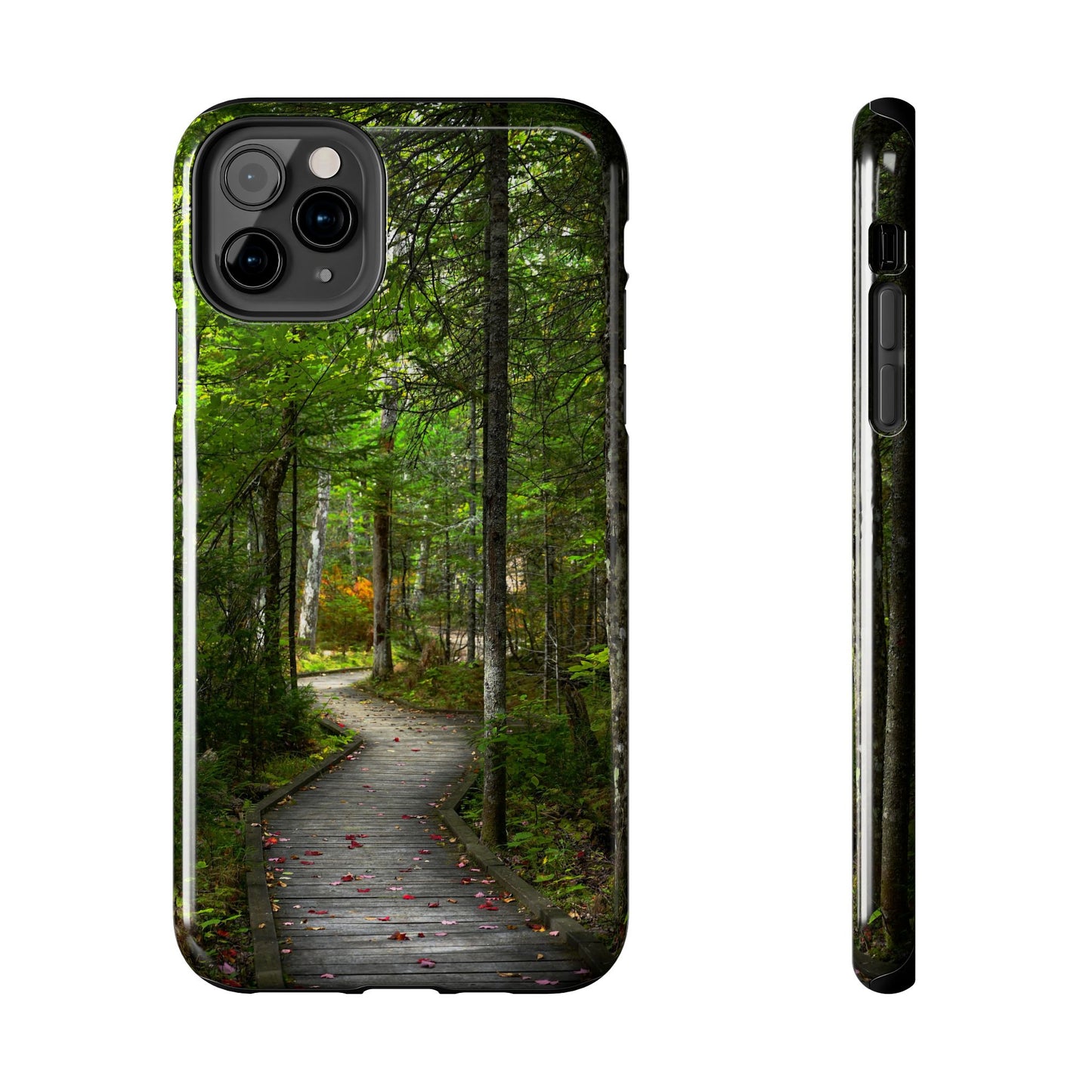 Impact Resistant Phone Case - Woodland Boardwalk