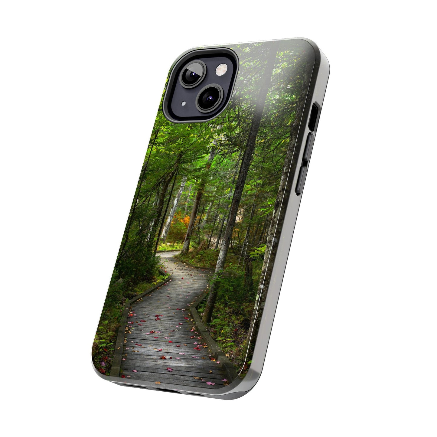 Impact Resistant Phone Case - Woodland Boardwalk