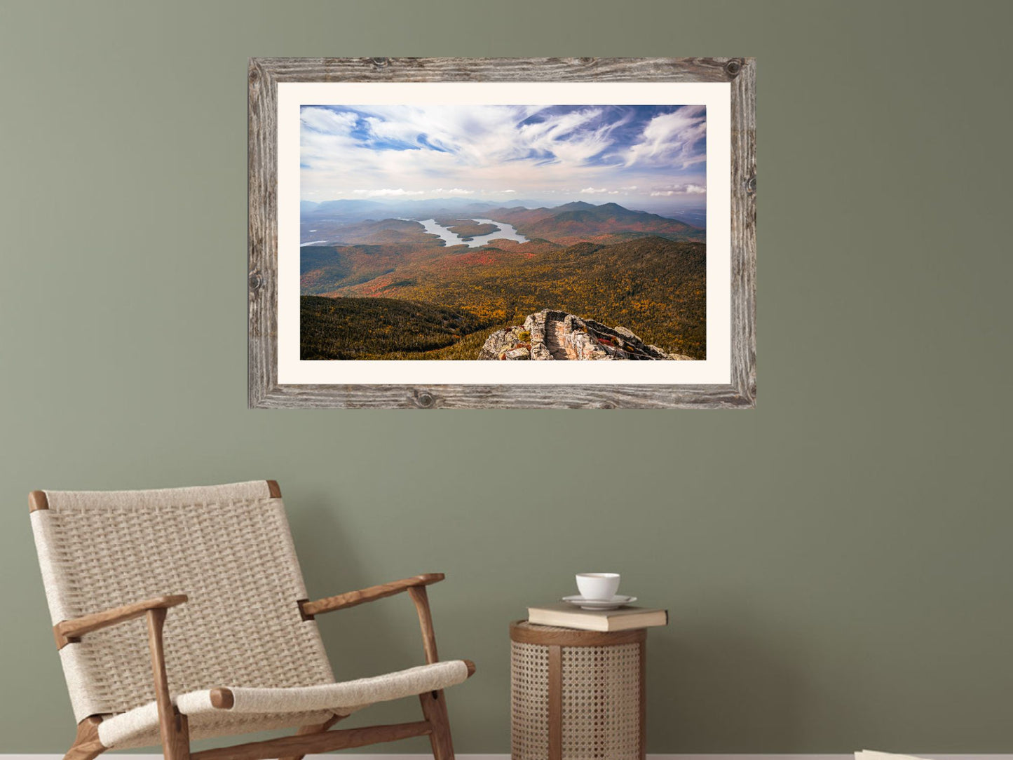 Foliage Framed - Whiteface to Lake Placid