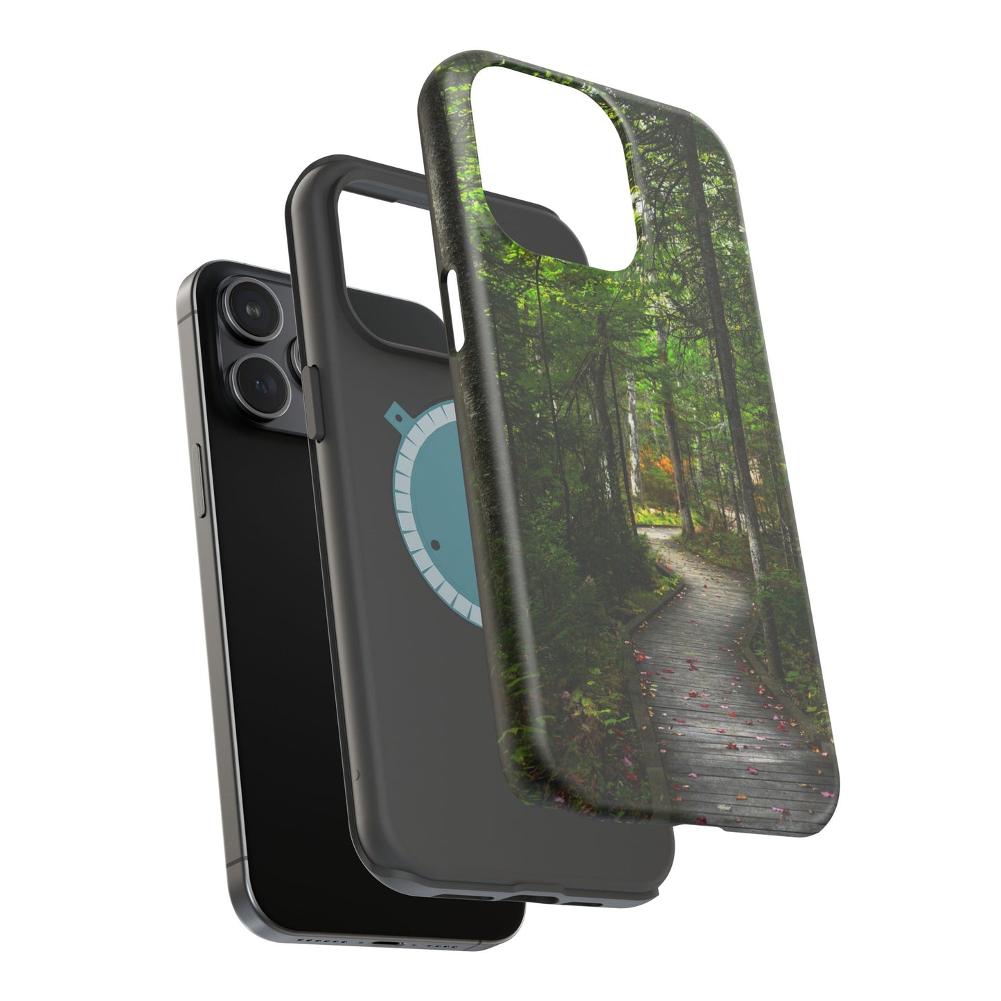 MagSafe Impact Resistant Phone Case - Woodland Boardwalk