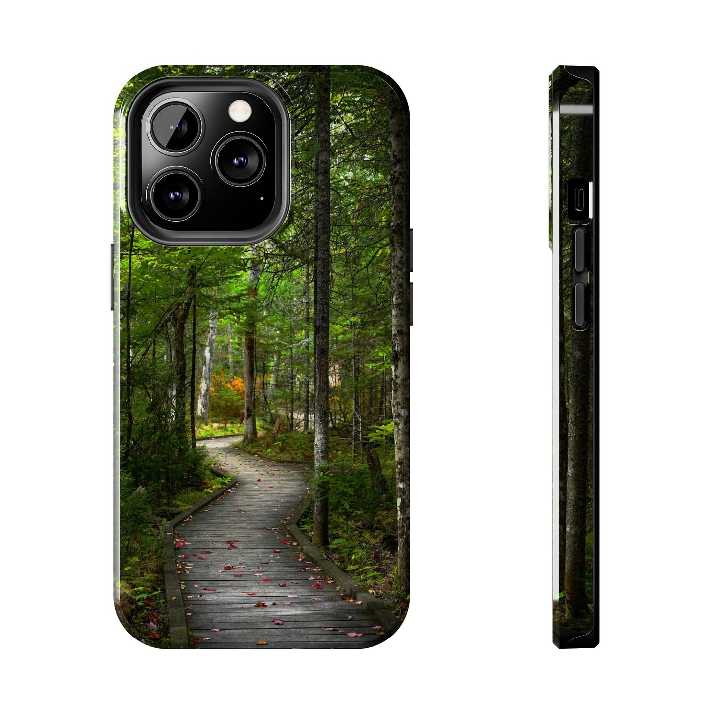 Impact Resistant Phone Case - Woodland Boardwalk