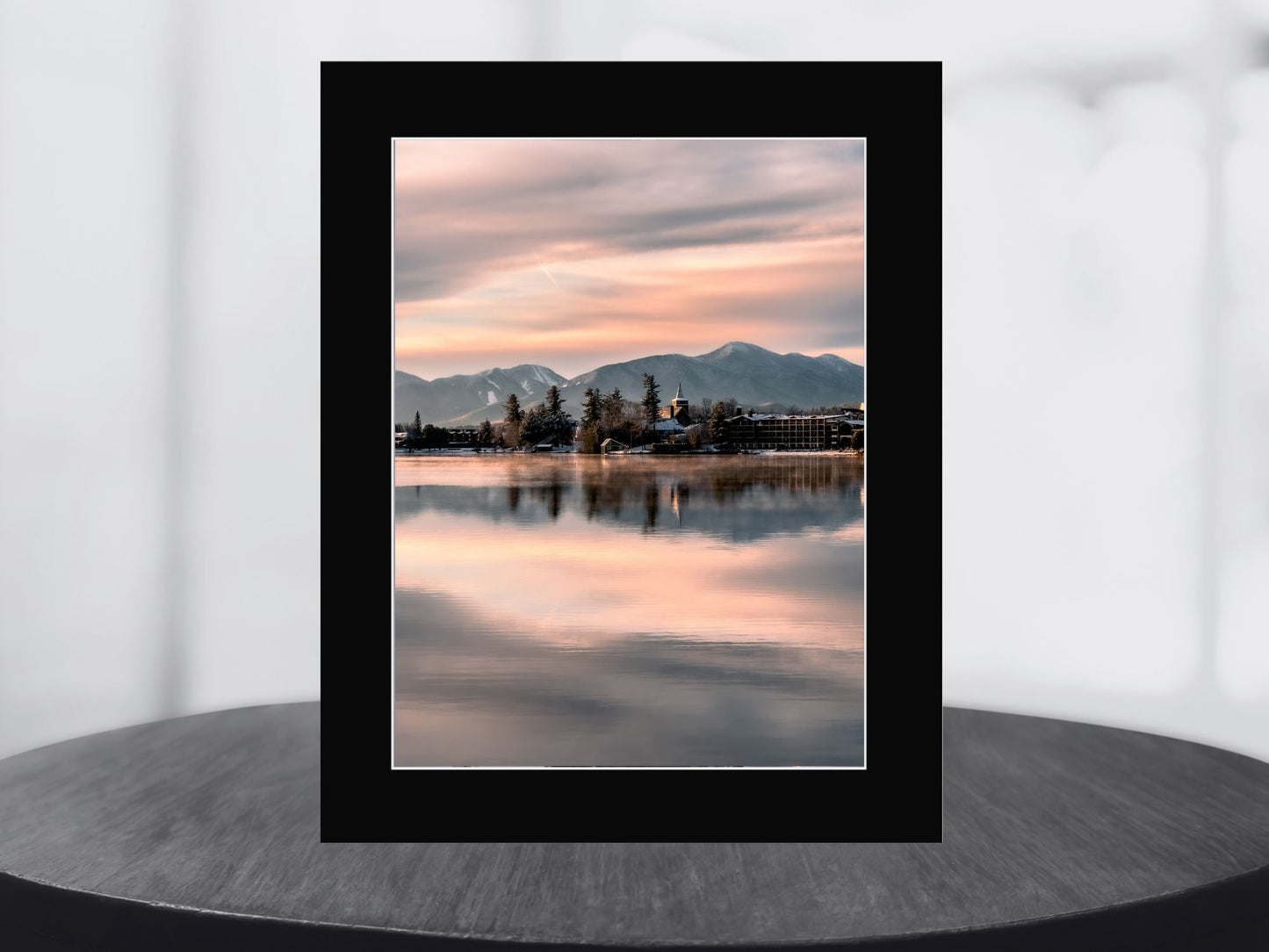Chilled Reflections Adirondack print.