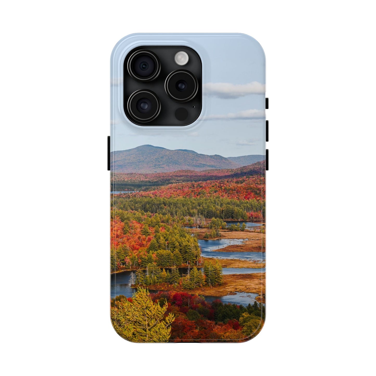 Impact Resistant Phone Case - Autumn Mountains & River