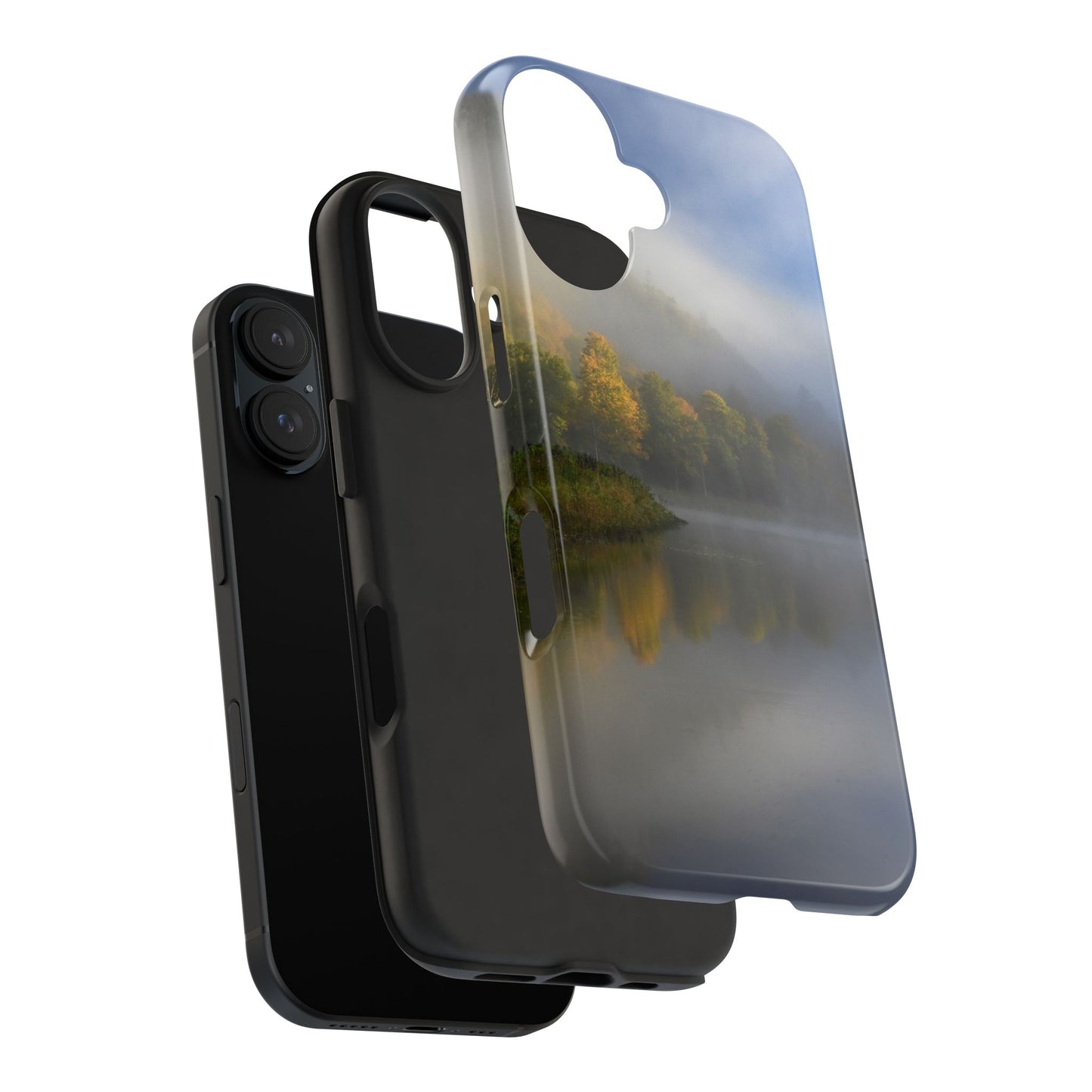 Impact Resistant Phone Case - Ausable River Autumn