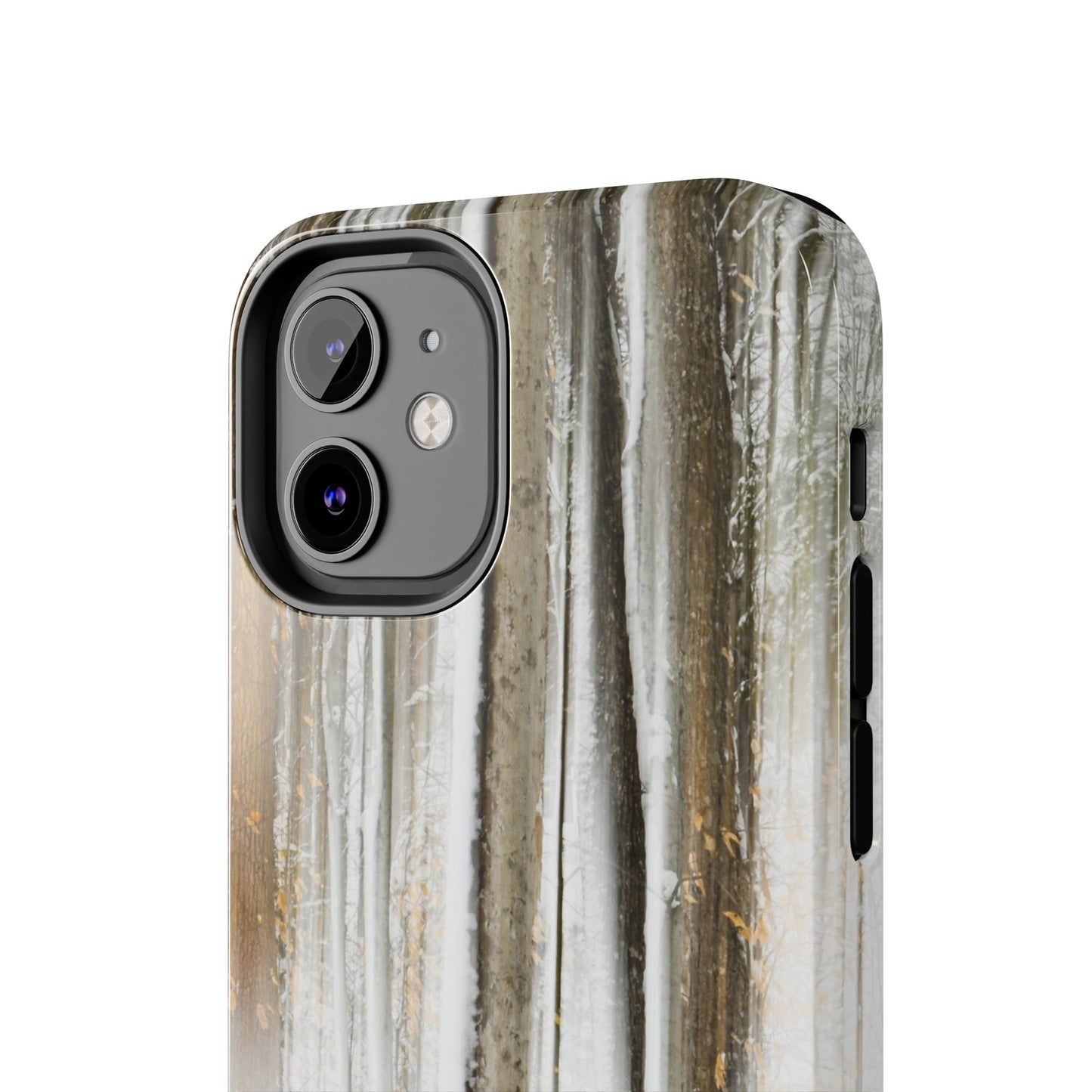 Impact Resistant Phone Case - Abstract Winter Forest