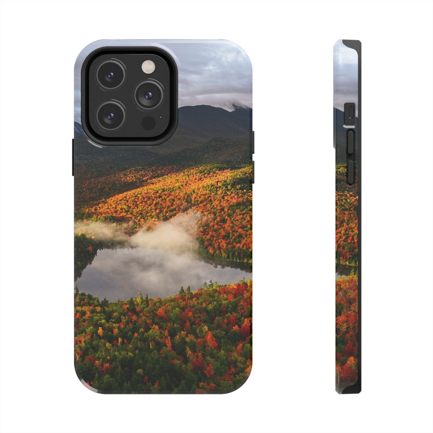 Impact Resistant Phone Case - Heart Lake Autumn