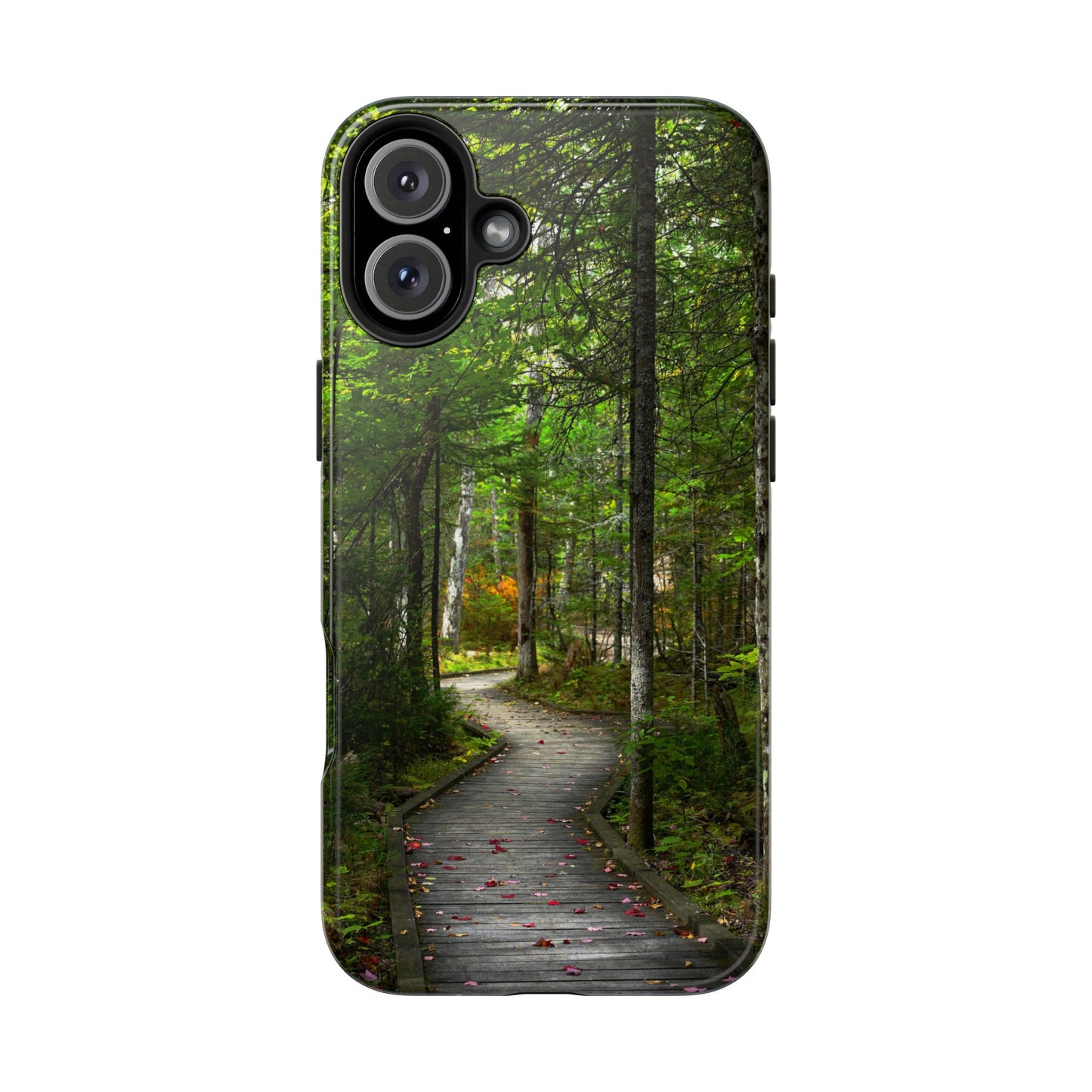 Impact Resistant Phone Case - Woodland Boardwalk