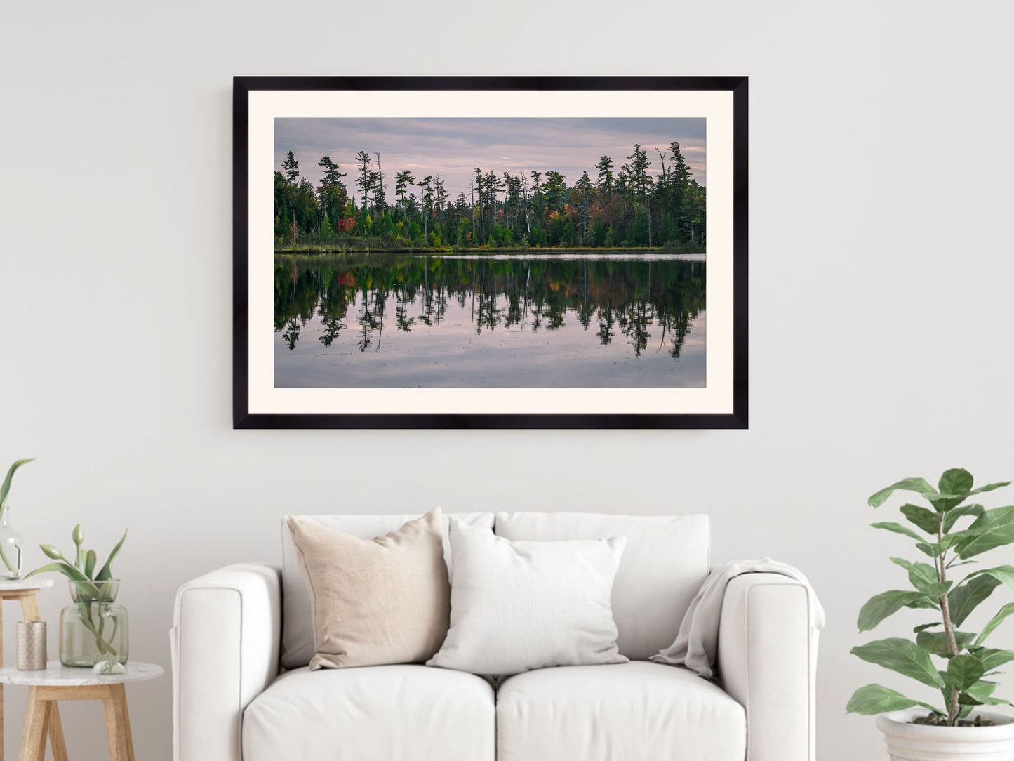 Tamarack Reflections Adirondack mountains