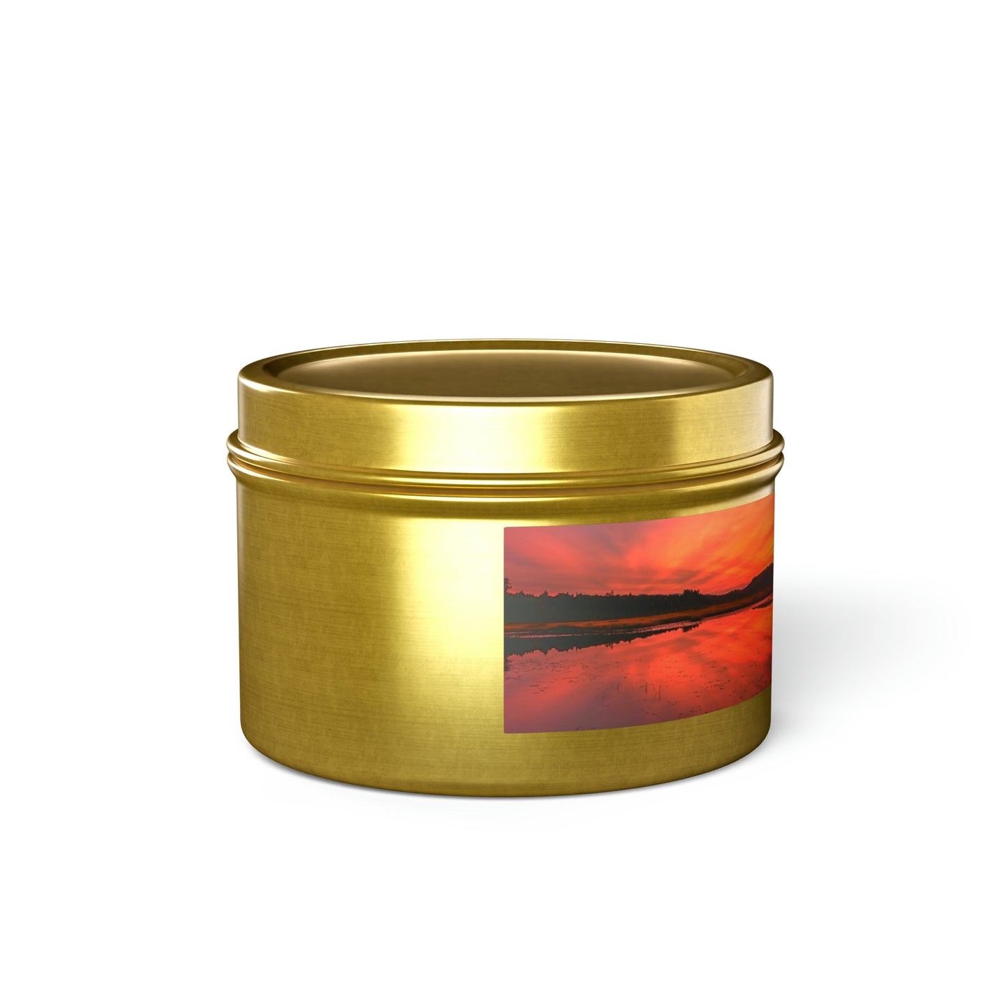 Barnum Pond Sunset Glow - Tin Candle