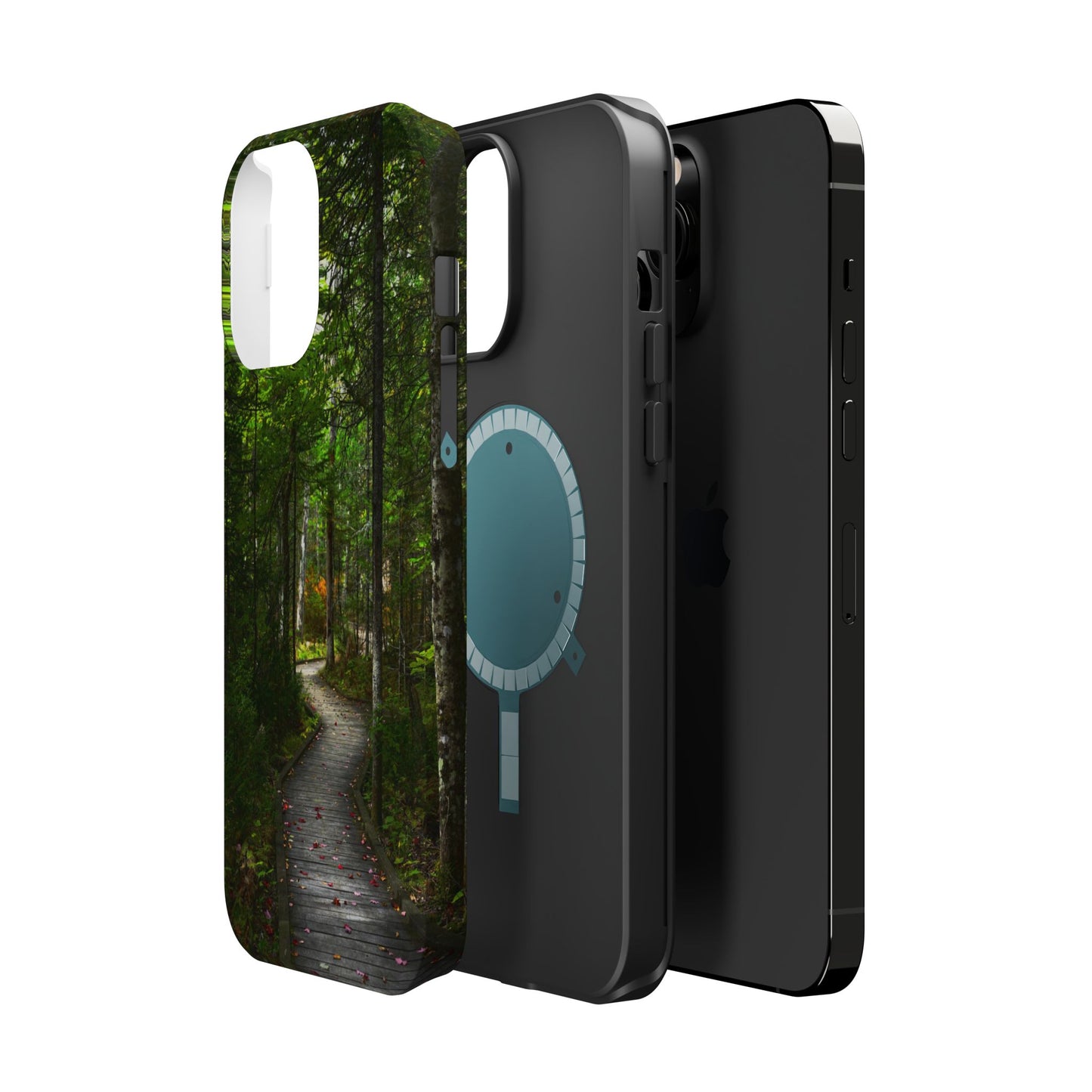 MagSafe Impact Resistant Phone Case - Woodland Boardwalk