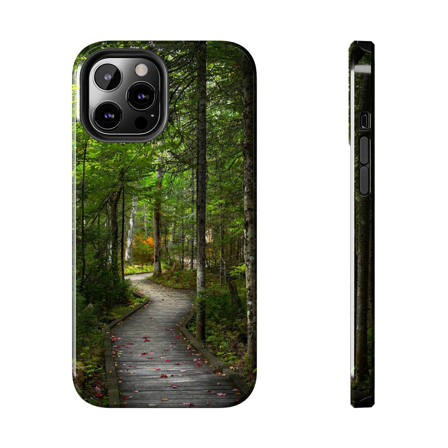 Impact Resistant Phone Case - Woodland Boardwalk