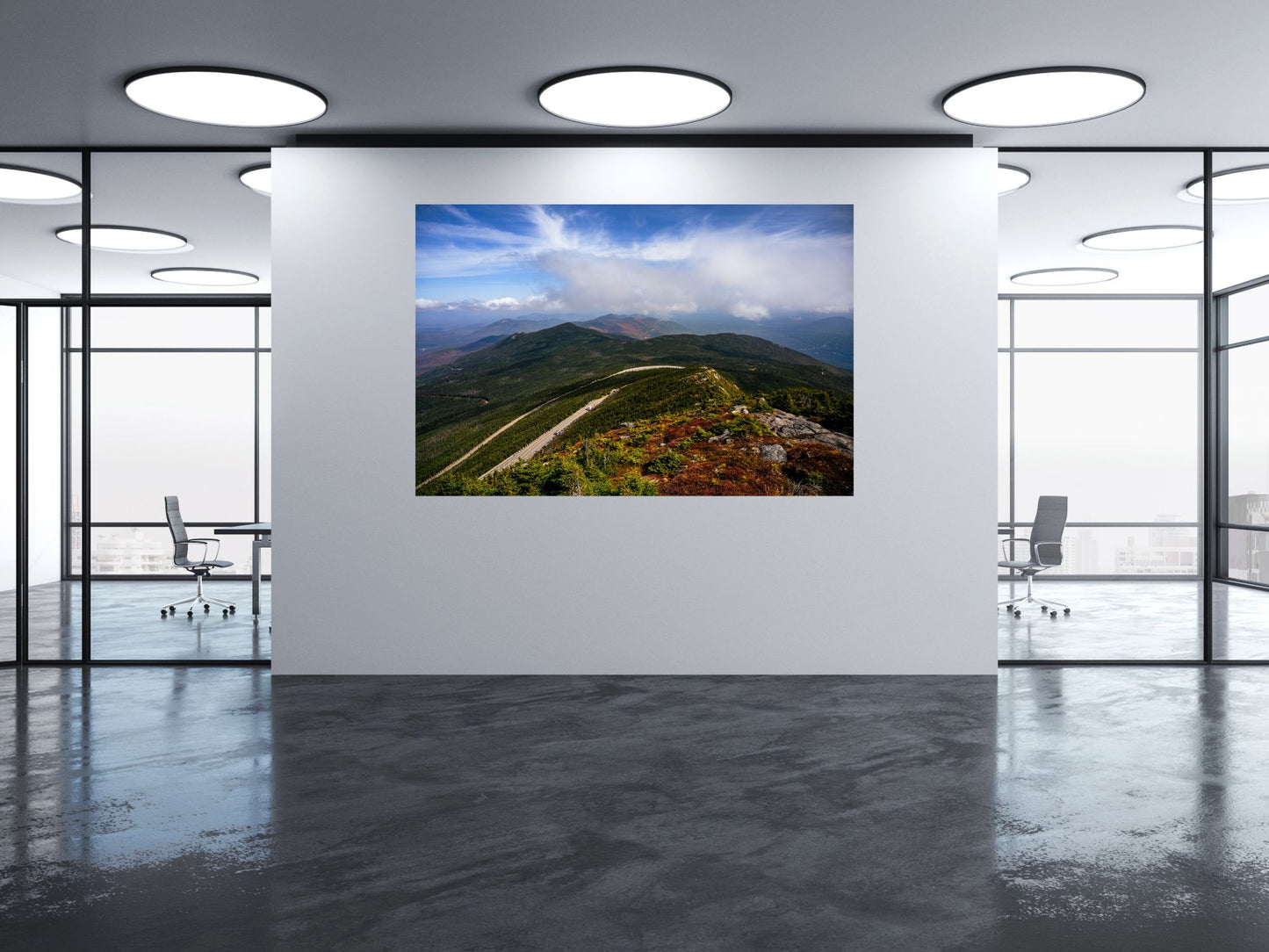 Veterans Memorial Highway photographic print