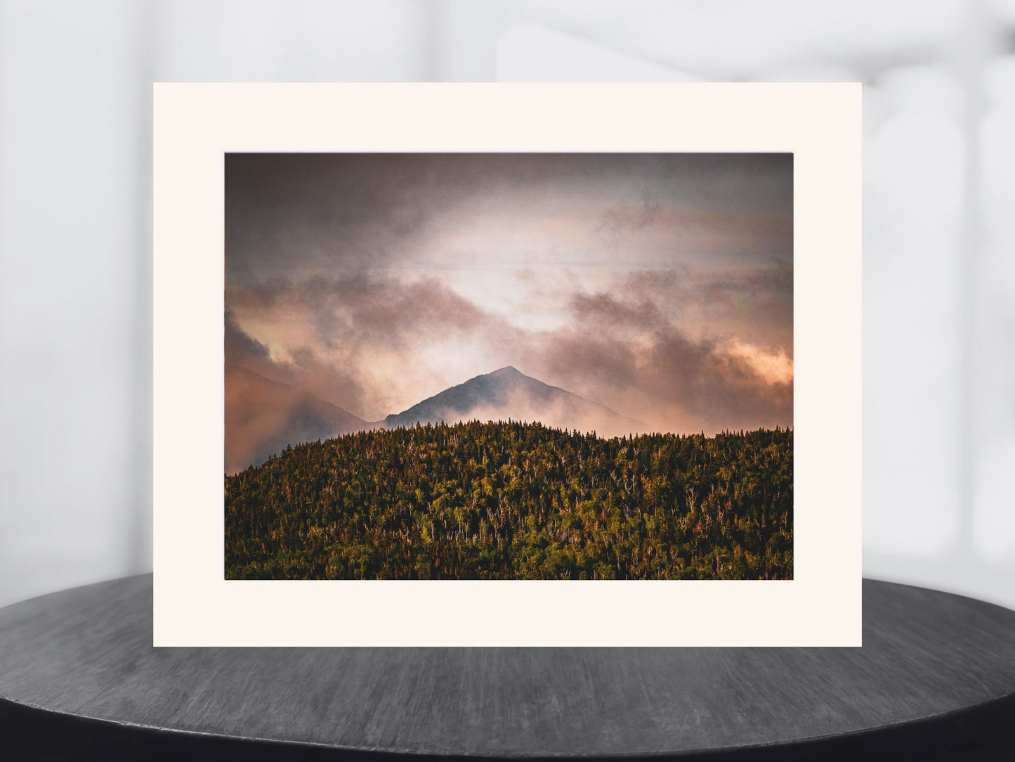sunrise in the Adirondack Mountains