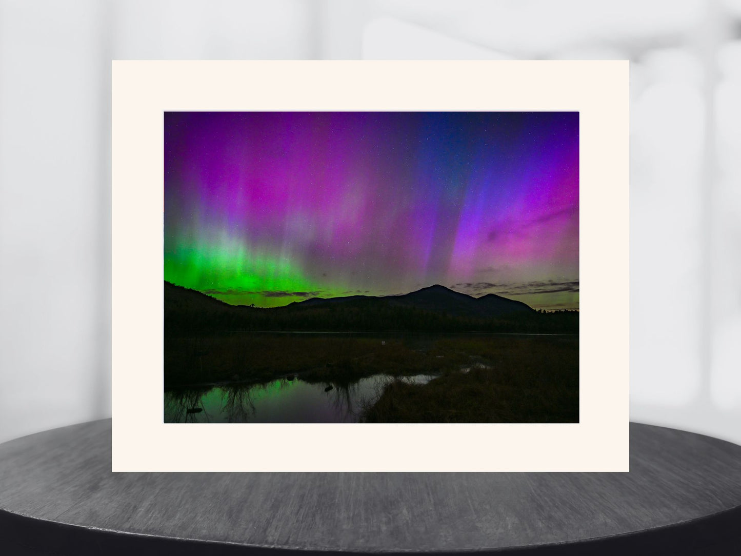Northern Lights in the Adirondack Mountains