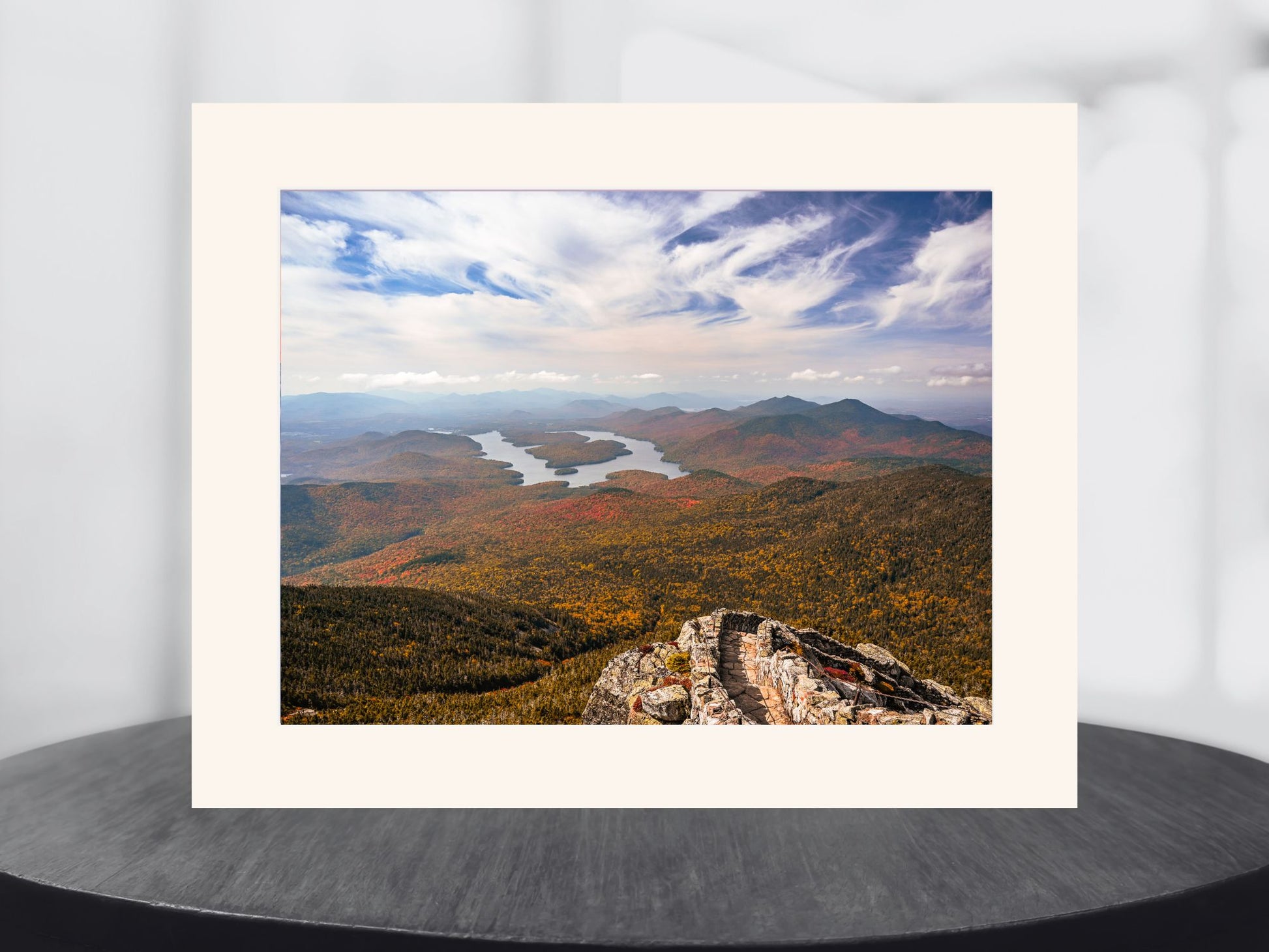 Foliage Framed - Whiteface to Lake Placid