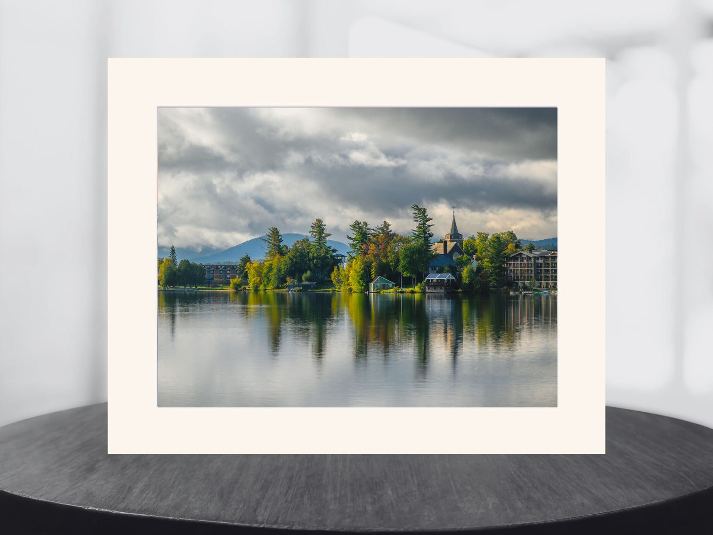 mirror lake, lake placid NY