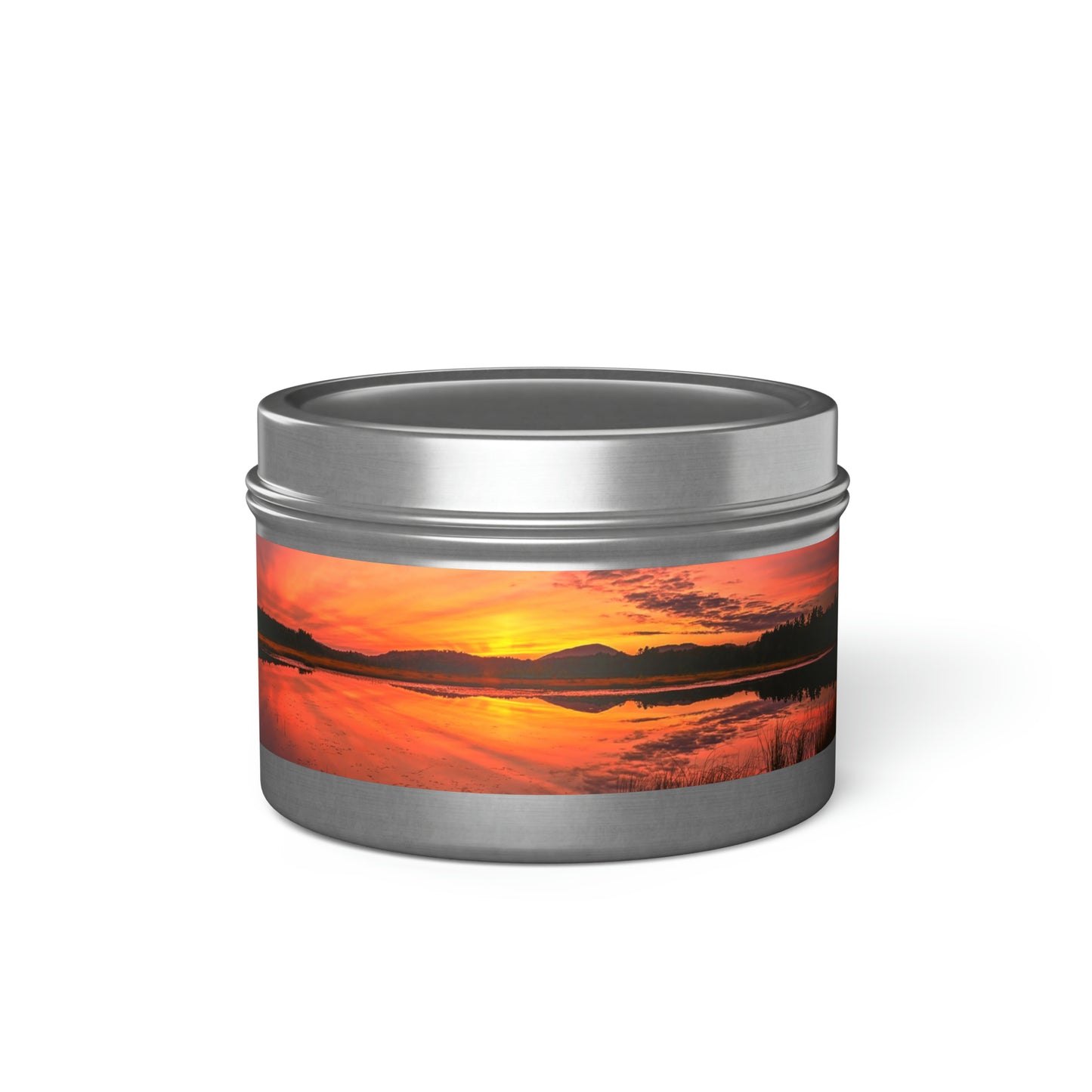 Barnum Pond Sunset Glow - Tin Candle