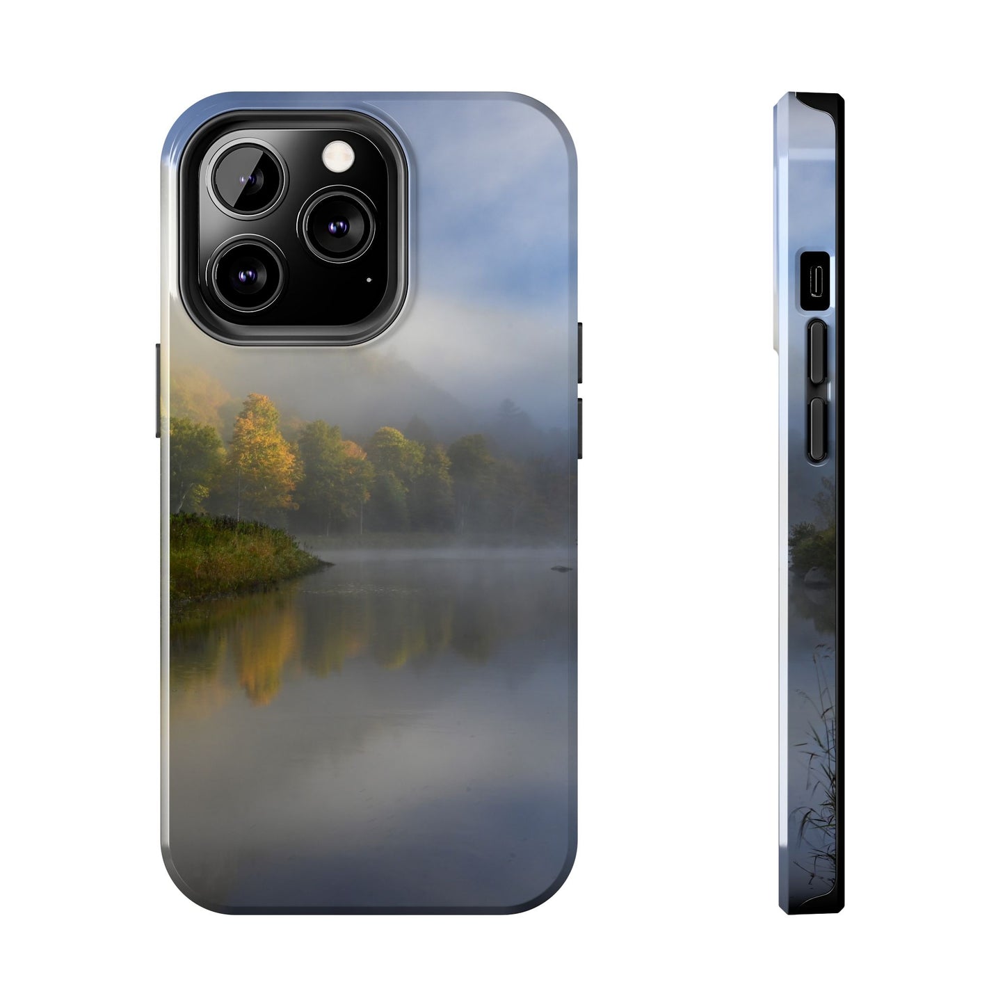 Impact Resistant Phone Case - Ausable River Autumn
